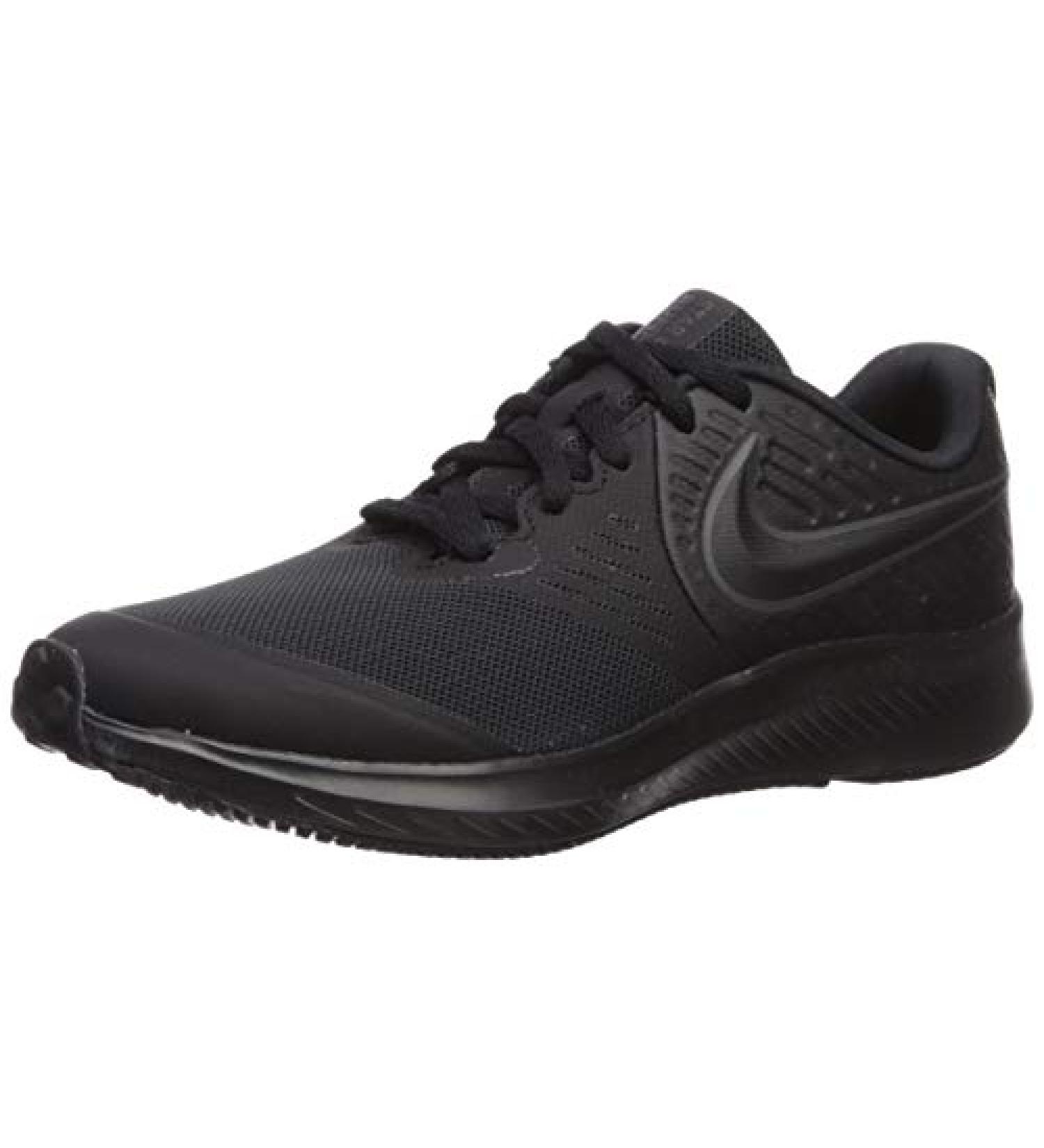 Nike Unisex-Child Sneaker Big Kid (8-12 Years) 3.5 Black/Anthracite/Volt - Buy Online on GoSupps.com