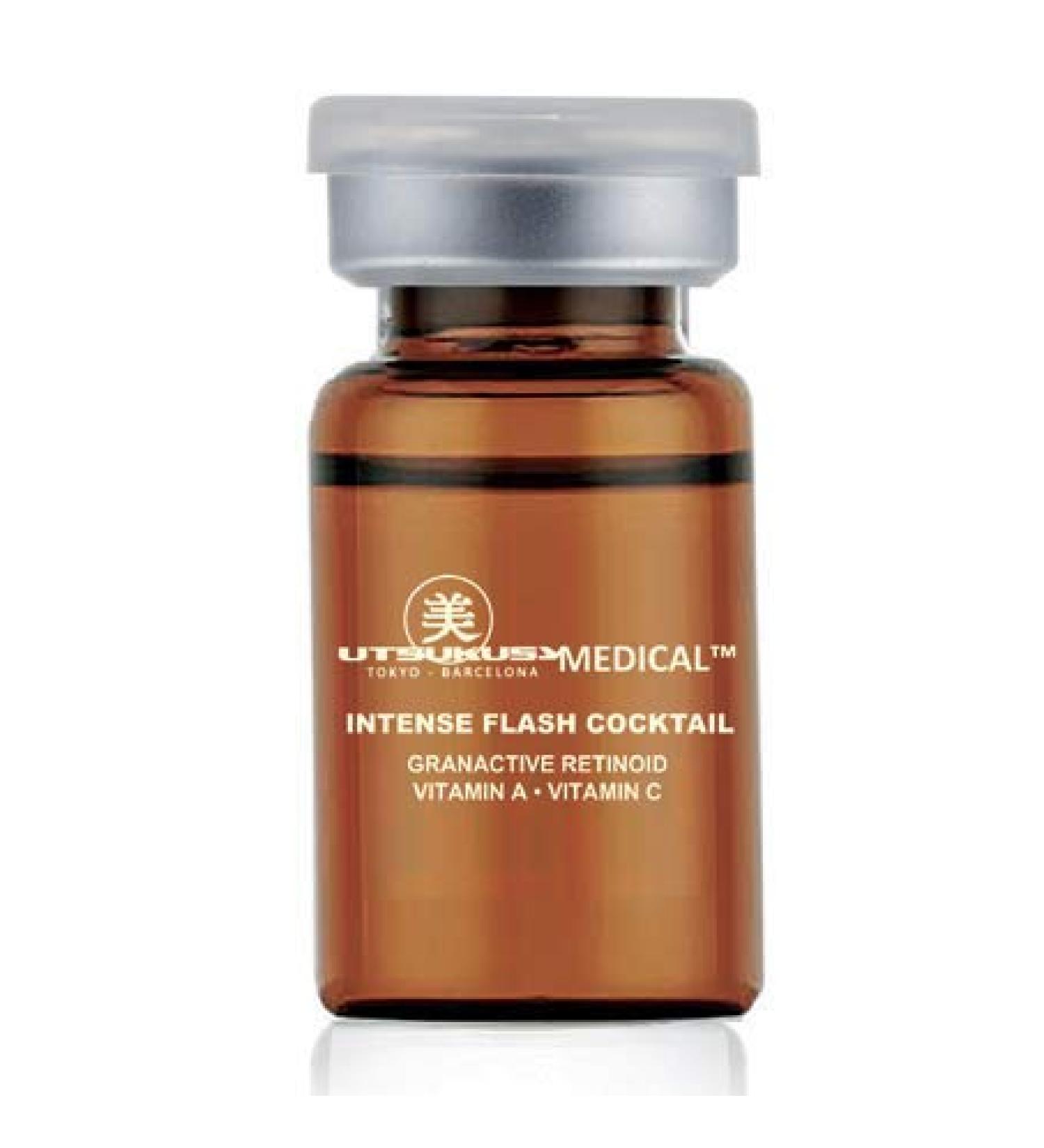 Intense Flash Cocktail - Professional Microneedling & Mesotherapy Serum - 5ml Sterile Ampoule for Derma Pen & Dermaroller Treatments - Buy Online on GoSupps.com