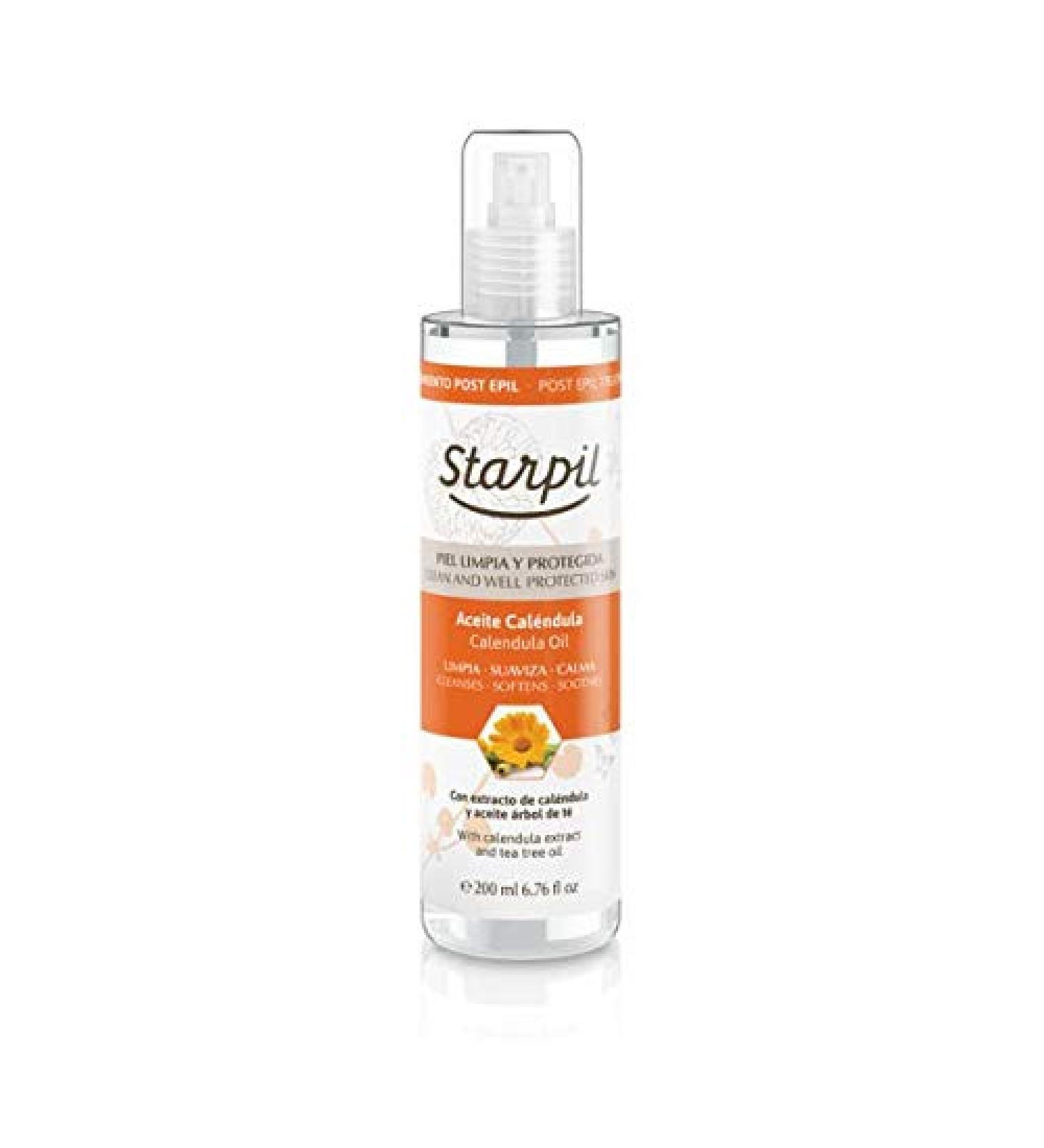 Starpil After Wax Calendula Post Epil Oil Sanitizer Starpil 200ml