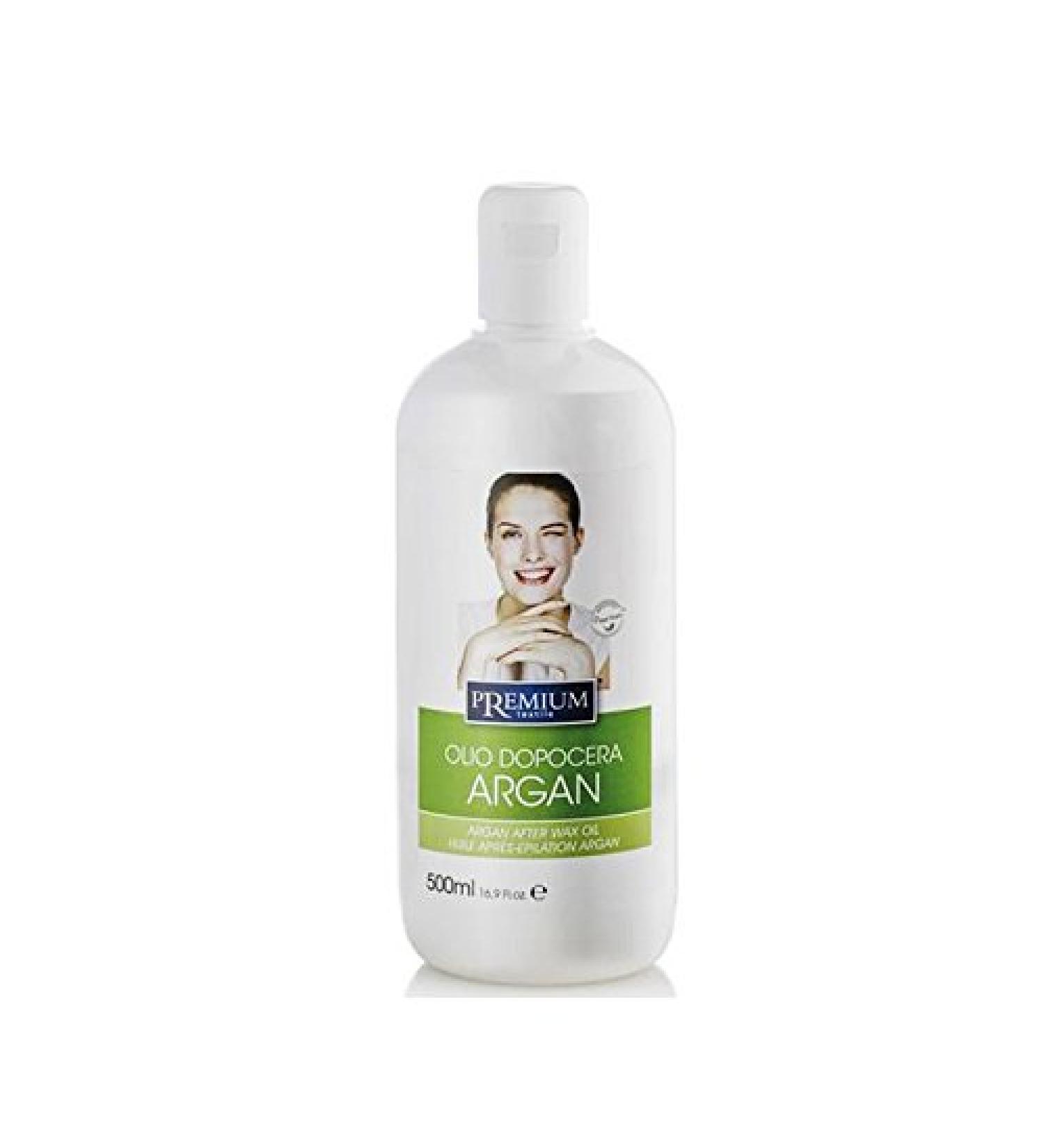 Premium Argan After Wax Oil soothes and nourishes removes wax residue after waxing 500ml