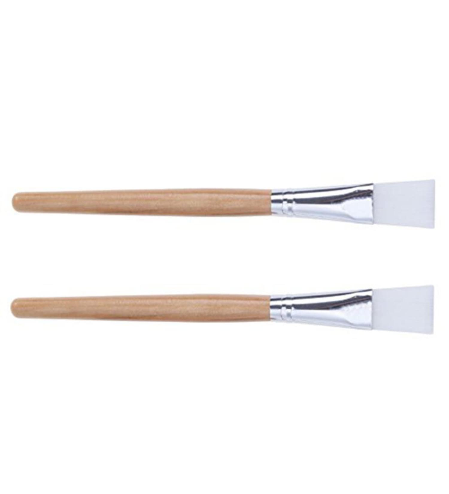 FRCOLOR Lip Brush Soft Synthetic brush to apply Soft brush DIY Application brush for Wooden blindfold Lip Scrubber Brush - Buy Online on GoSupps.com