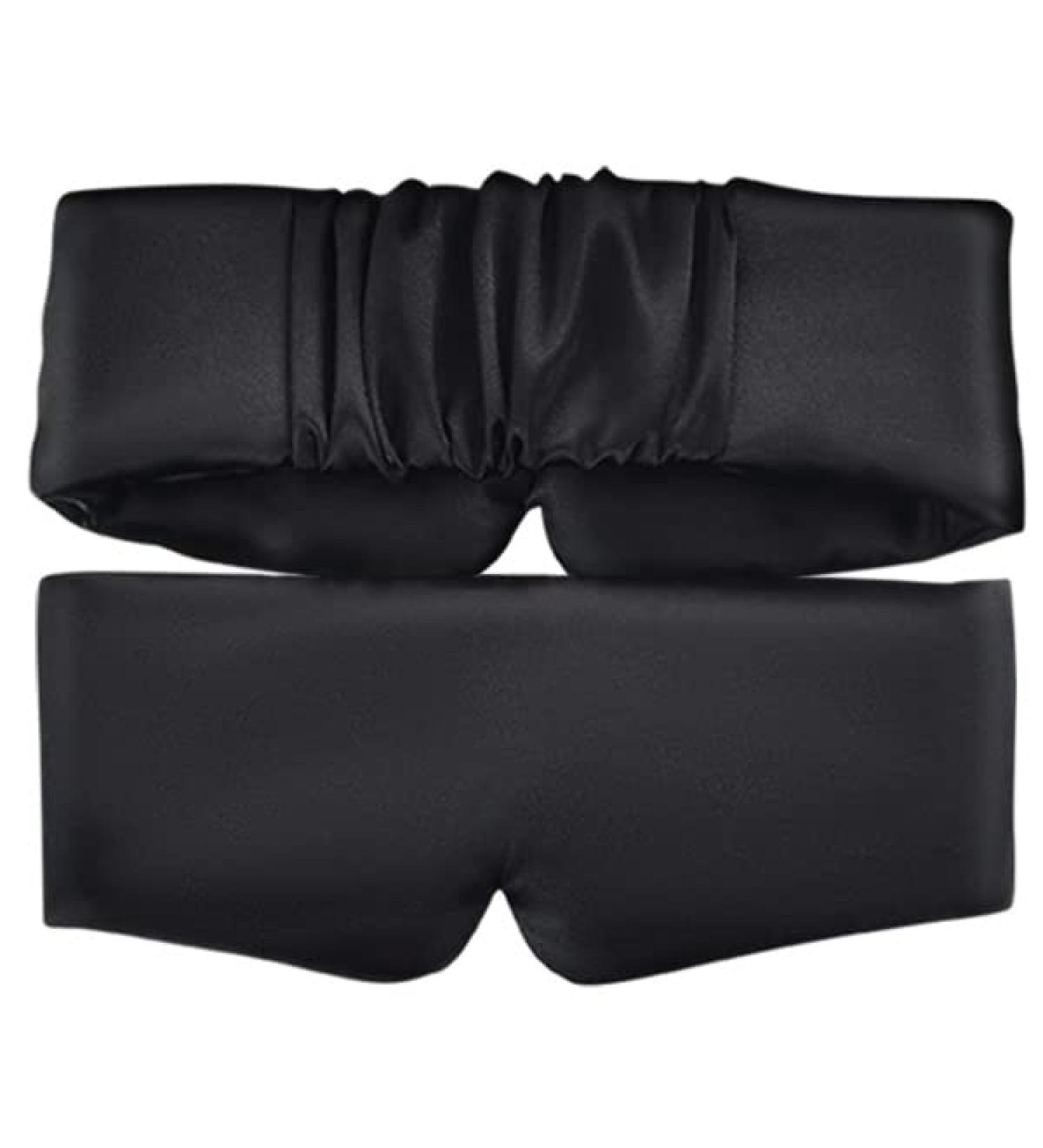 Moonslide Sleep Eye Mask - Black Full Cover, Elastic Belt Adjustment, Noise Reduction, Light-Weight - Buy Online on GoSupps.com
