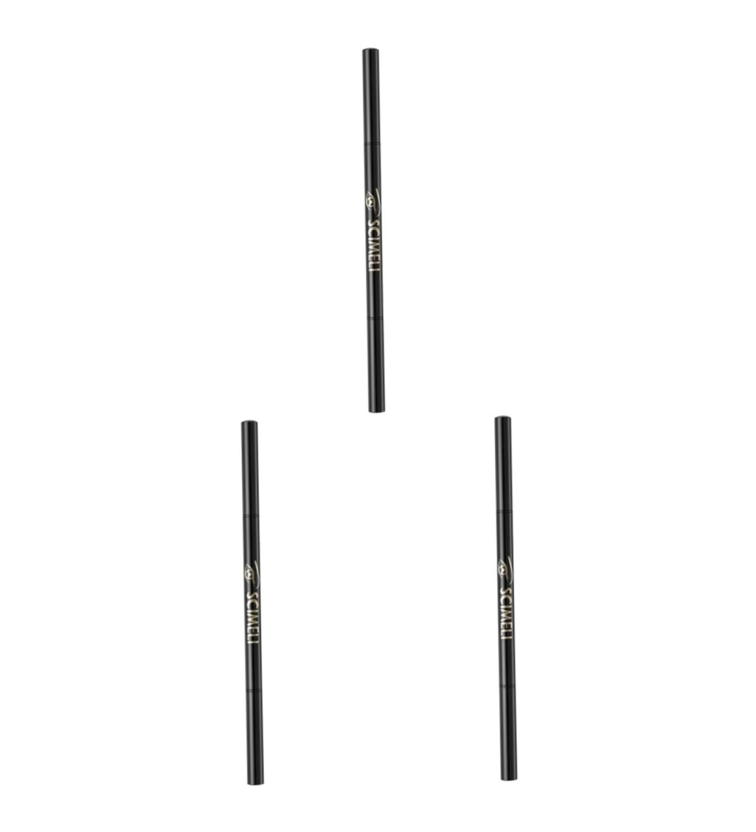 FOMIYES 3pcs 2 1 Eyebrow Makeup Tools Make up Kit Double-end Eyebrow Pencil Double-headed Eyebrow Pencil Key 1 count (Pack of 1) Dark Brownx3pcs - Buy Online on GoSupps.com