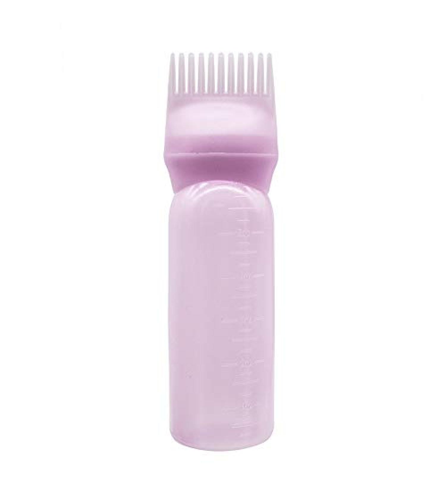 GDYS Hair Washing Bottle Hair Baking Oil Hot Dye Bottle with a Graduated Scale 3-Color Hair Dyeing and Baking Oil Bottle Washable hair dye bottle (Pink) - Buy Online on GoSupps.com