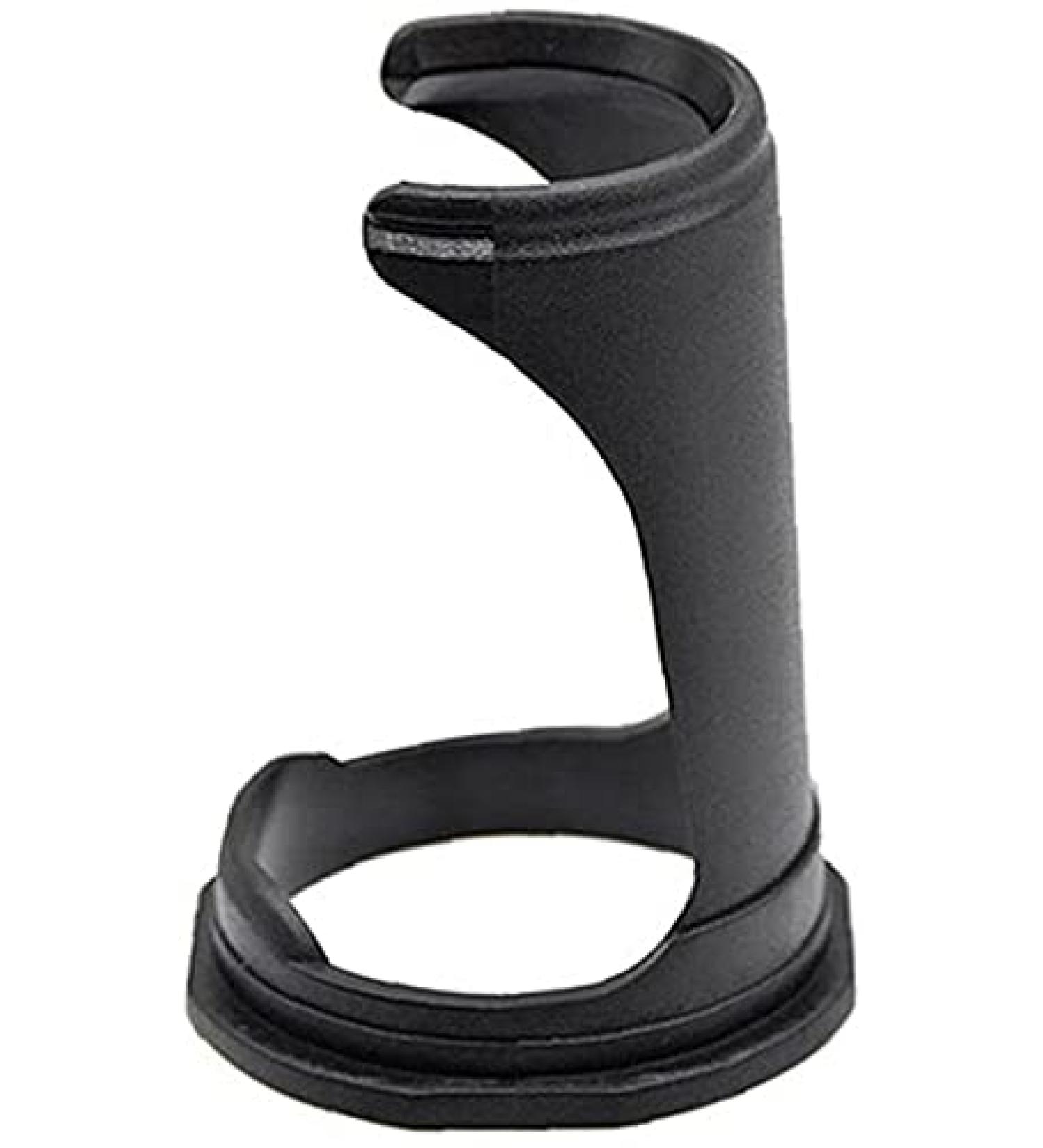 Beard Brush Stand Holder | Plastic Tool Holder for Wet & Dry Shaving | Beauty Tools - Black - Buy Online on GoSupps.com