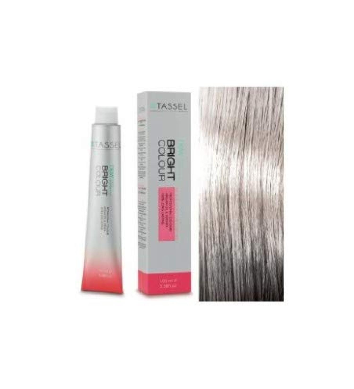 12.1 Super Lightener Ash Blonde – Dye with Argan Oil and Keratin 100 ml – Tassel