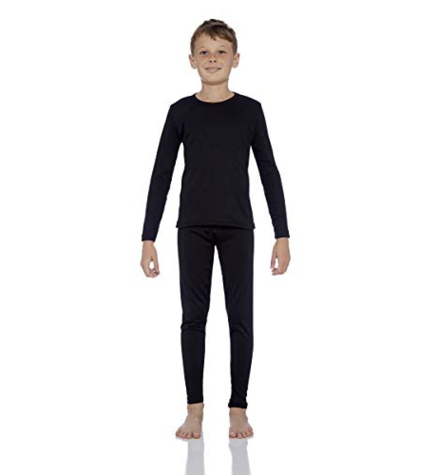 Rocky Boys Thermal Underwear Set - Black Small | Long Johns Base Layer for Ski & Extreme Cold - Buy Online on GoSupps.com