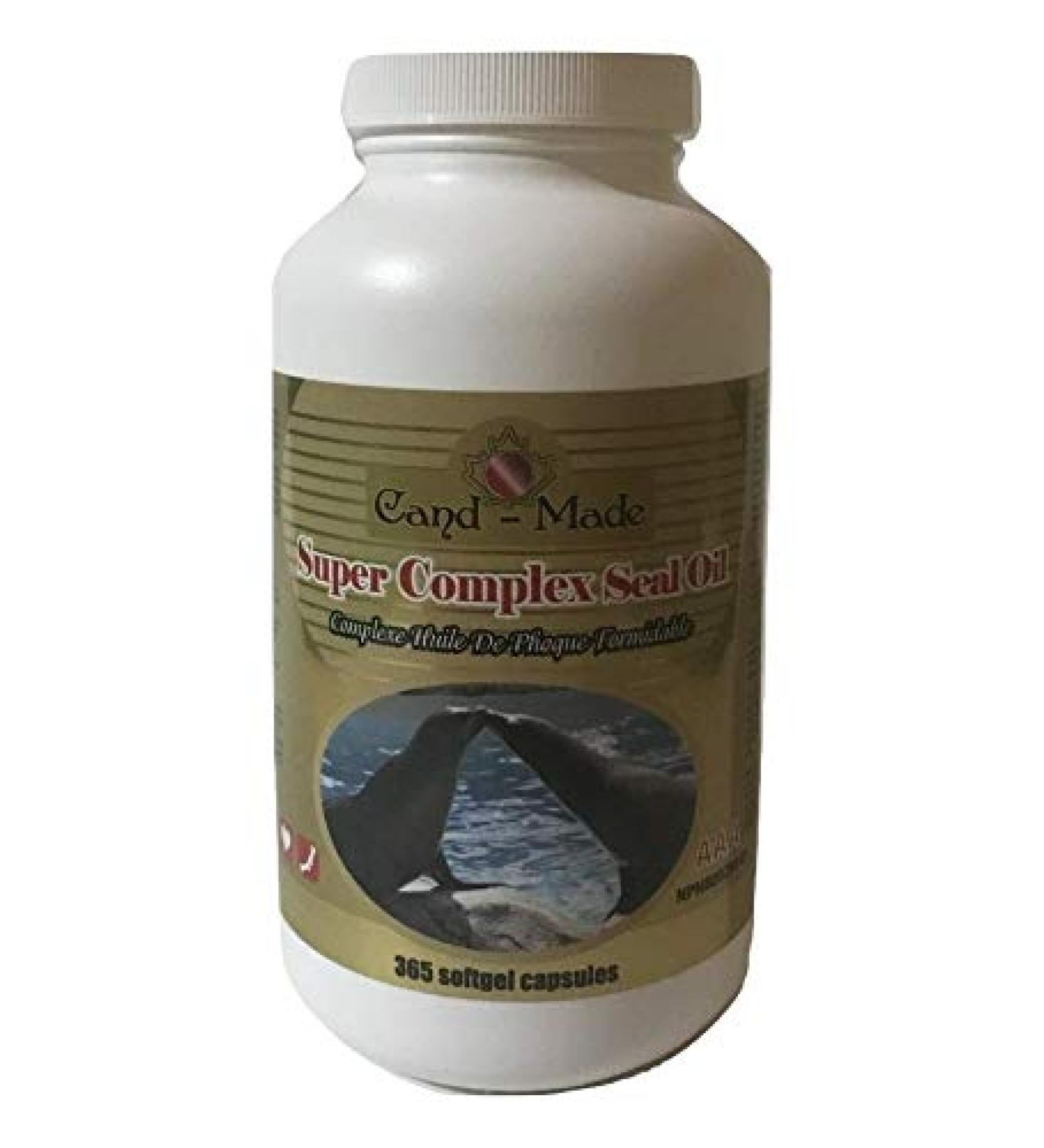 Cand-Made Gold Seal Oil Super Complex OMEGA-3 365 Softgels - Buy Online on GoSupps.com