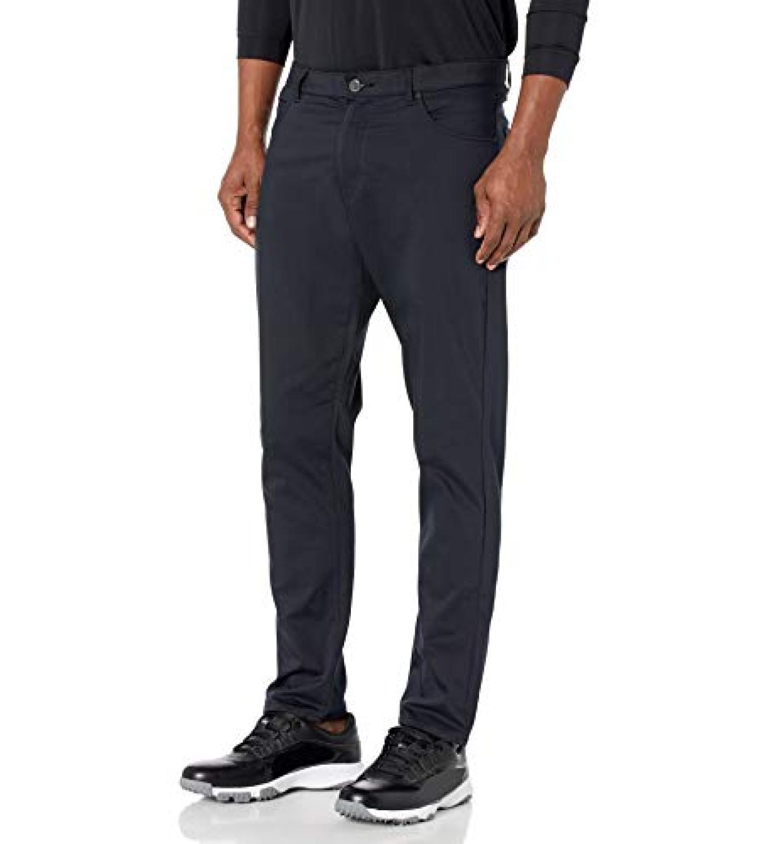 Nike Men's Flex Slim 5-Pocket Golf Pants - Black/Wolf Grey (One Size) - Buy Online on GoSupps.com