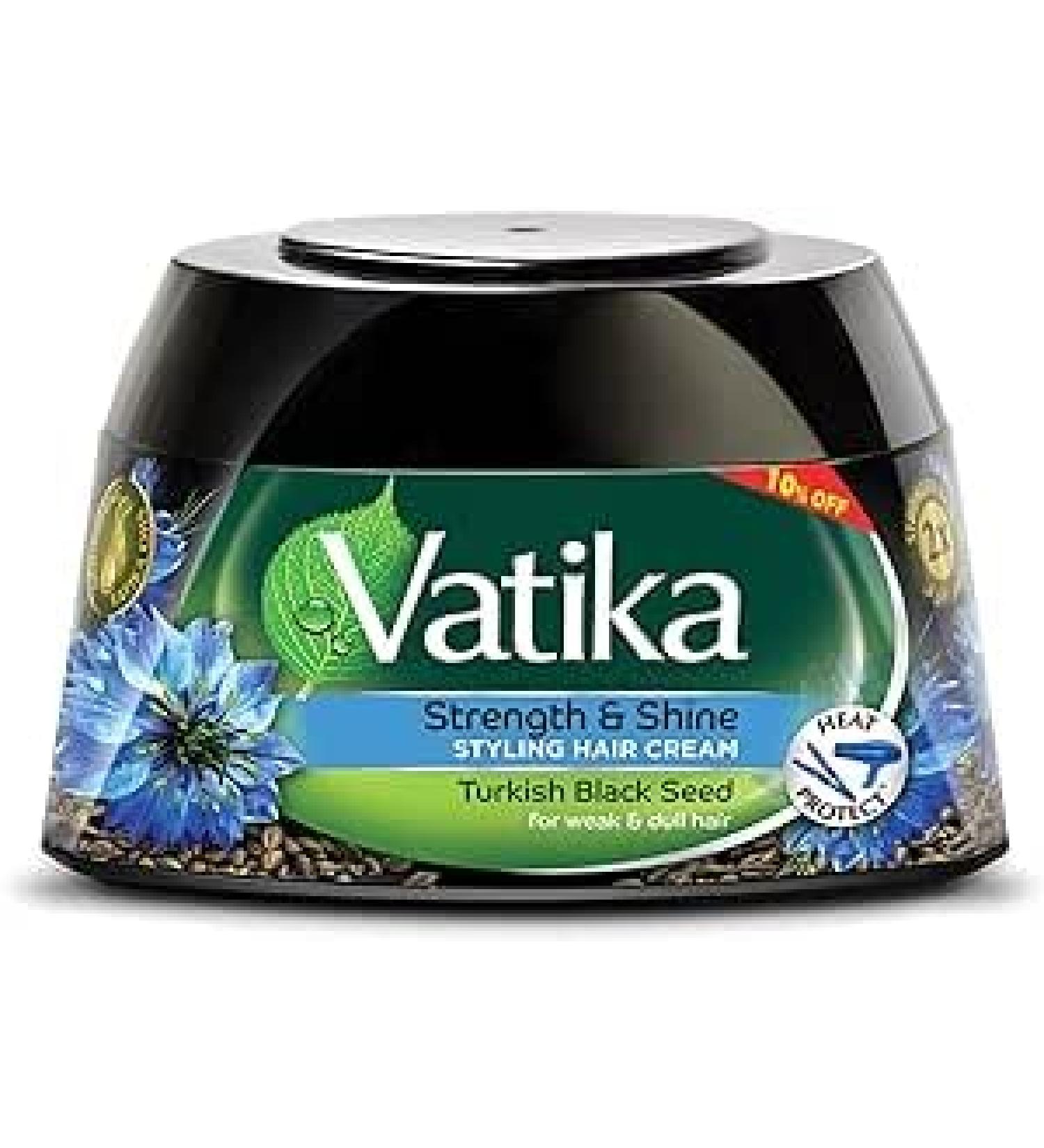 Buy Vatika Naturals Nourishing Styling Cream with Black Seeds - 125ml | Protect & Moisturize Hair - Buy Online on GoSupps.com