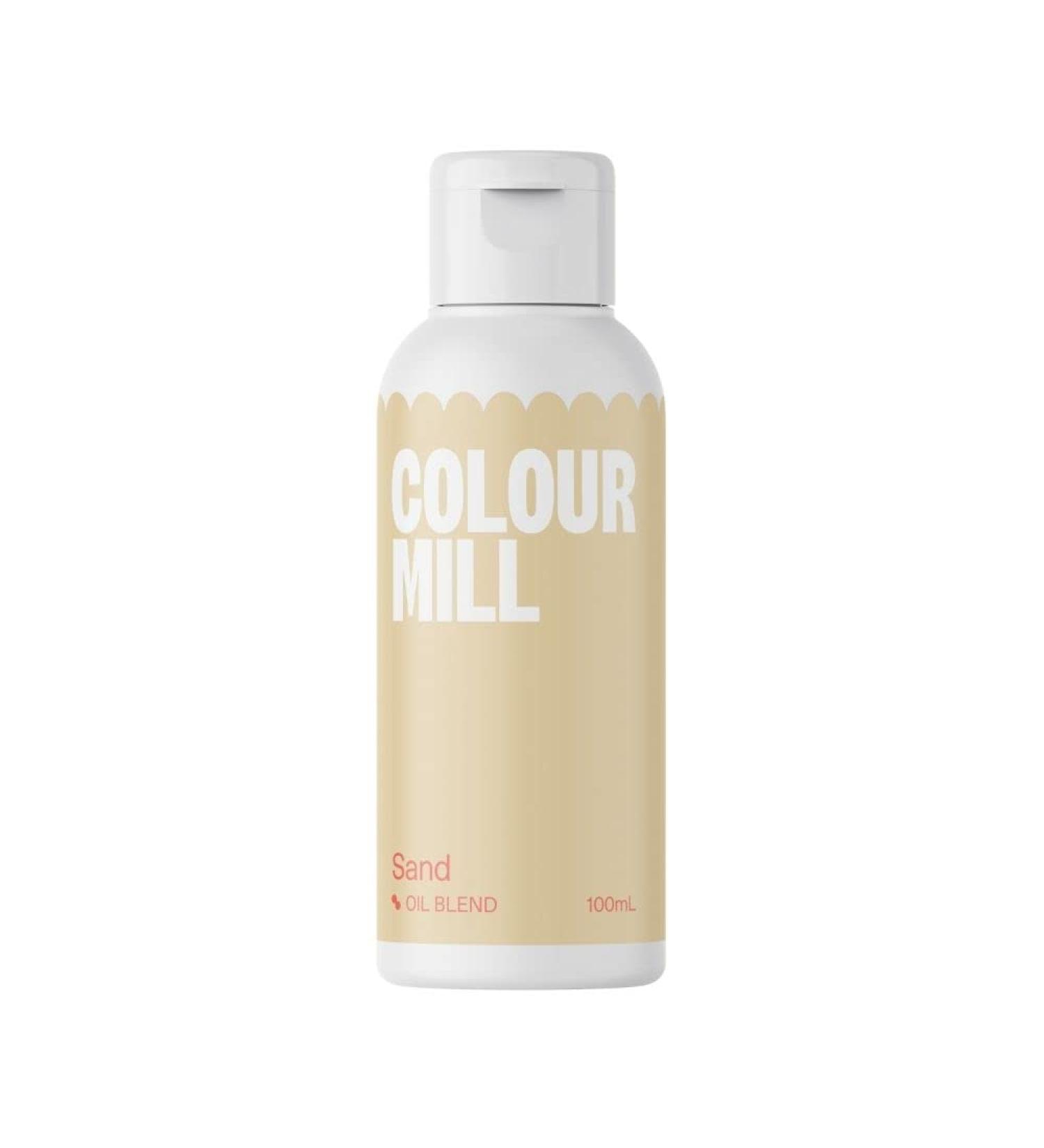 Colour Mill Food Colouring - Sand Food Colouring 100ml - Perfect for Cake Baking - Premium Oil Based Edible Food Colouring Liquid - Vegan Food Colouring - Gluten Free - Buy Online on GoSupps.com