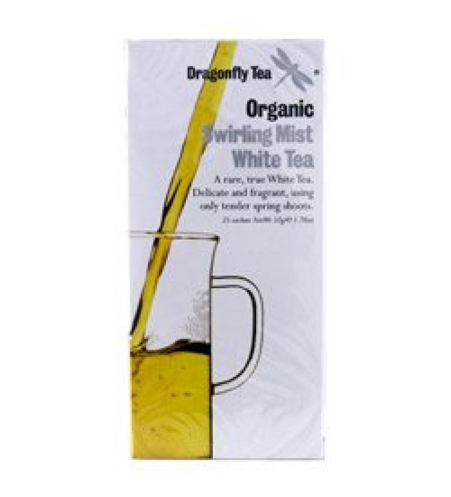 (10 PACK) - Dragonfly Tea - Org Swirling Mist White Tea | 20 sachet | 10 PACK BUNDLE