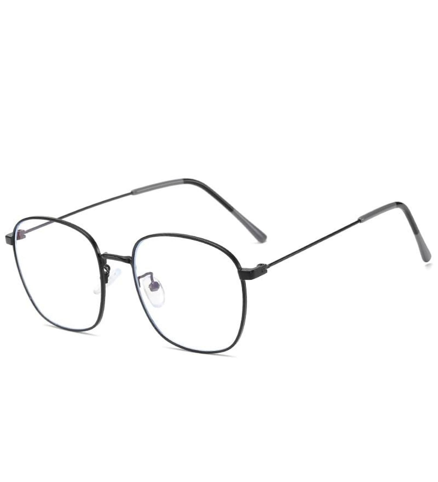 Fuqinqingoz Oversized Square Anti-Blue Light Glasses | +250 Strength | Fatigue Relief | International Shipping - Buy Online on GoSupps.com