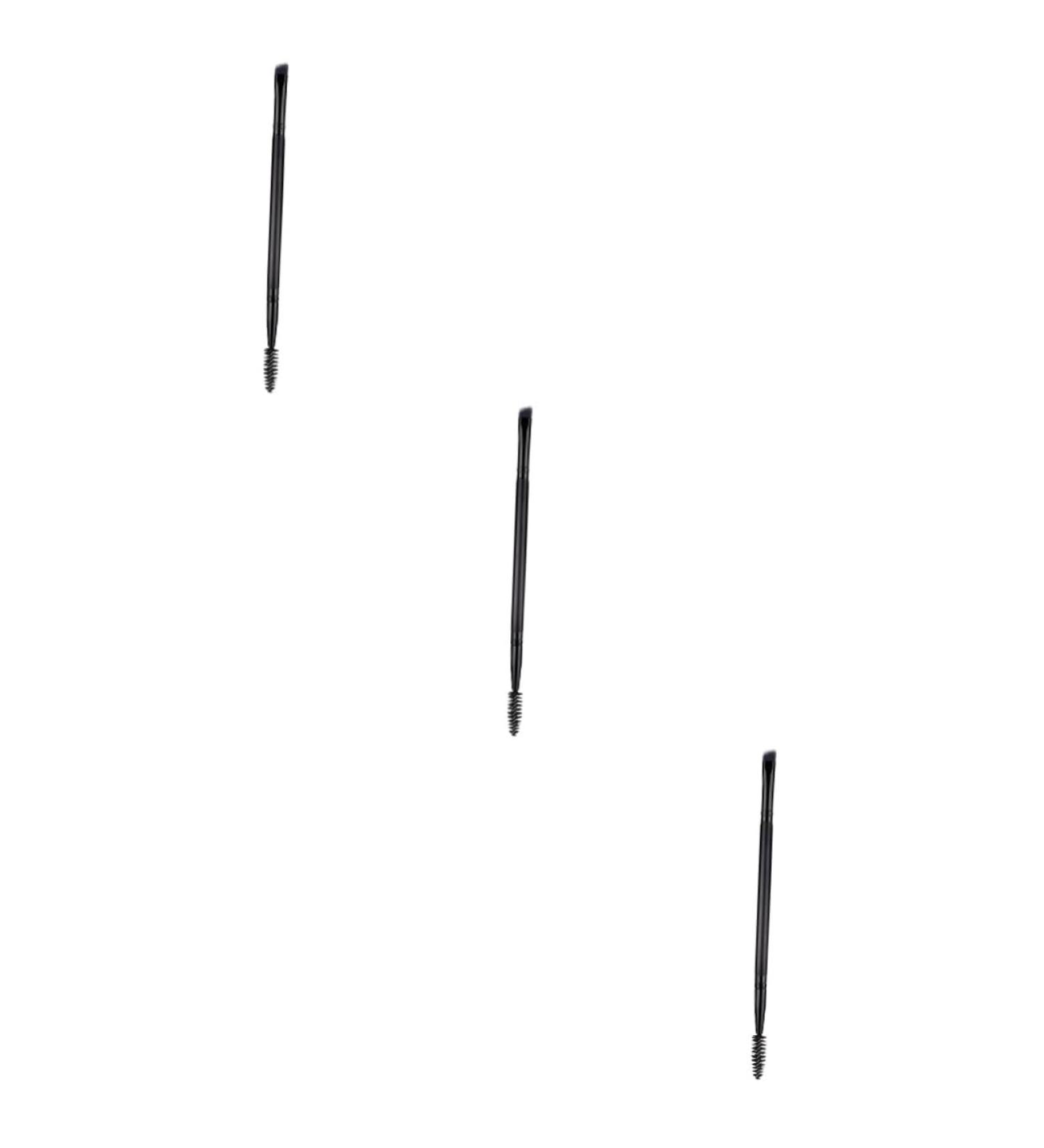 Didiseaon Eyebrow & Mascara Brush Set - 3 Pcs Professional Makeup Tools for Women | Wooden Beauty Brushes - Buy Online on GoSupps.com