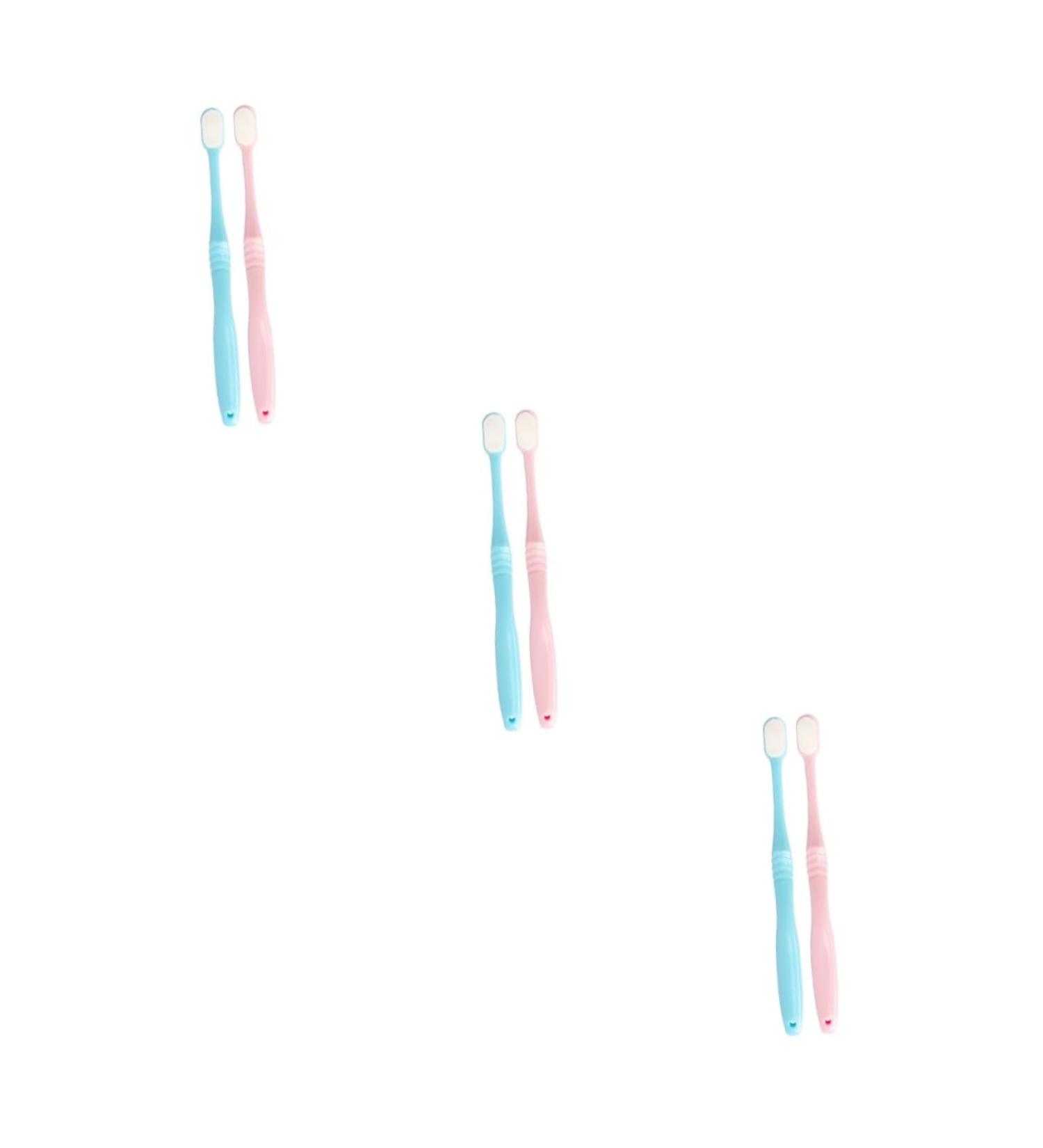 Ultechnovo 6-Pack Ultra Soft Nano Toothbrush - Ideal for Children & Adults Travel-Friendly Gum Care Perfect for Pregnant Women - Japan Quality - Buy Online on GoSupps.com