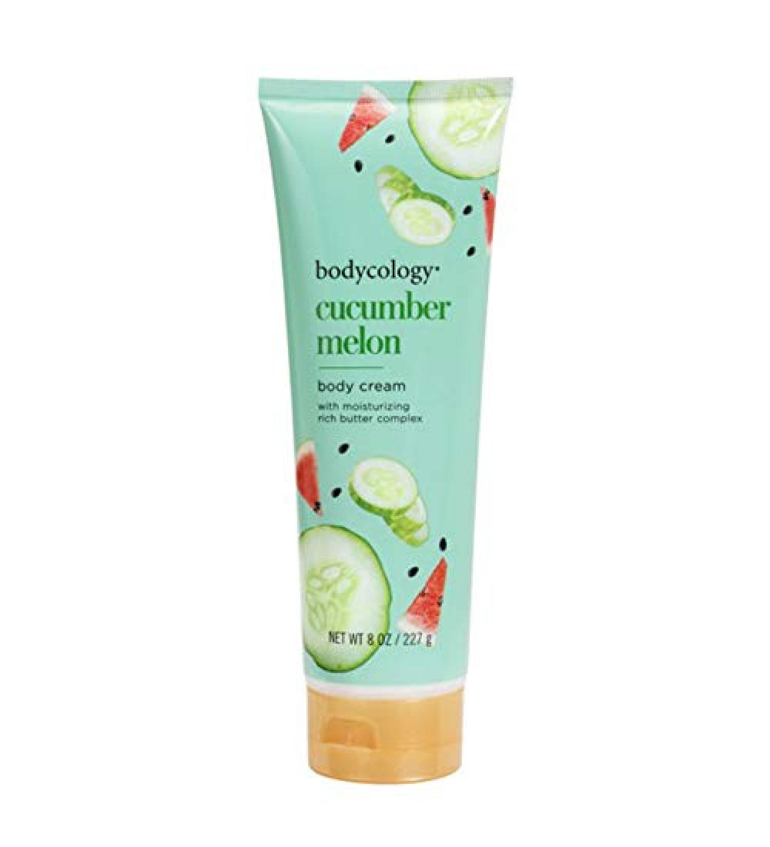 Bodycology Body Cream  Cucumber Melon 8 fl oz (240 ml)