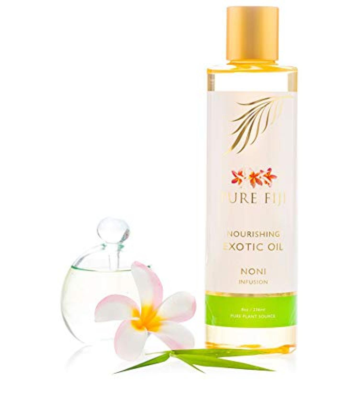 PURE FIJI Nourishing Exotic Coconut Oil with Vitamin E - 8oz | Body & Massage Oil for Bath & Spa - Buy Online on GoSupps.com
