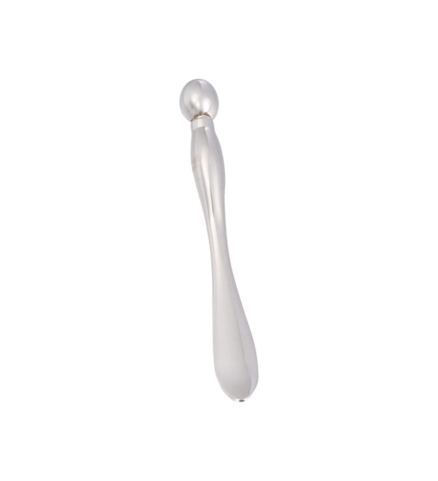 Minkissy Eye Massage Device - 2 Piece Skin Care Tool for Tiredness Relief & Anti-Fold - Silver Face Beauty Stick (8x0.5cm) - Buy Online on GoSupps.com