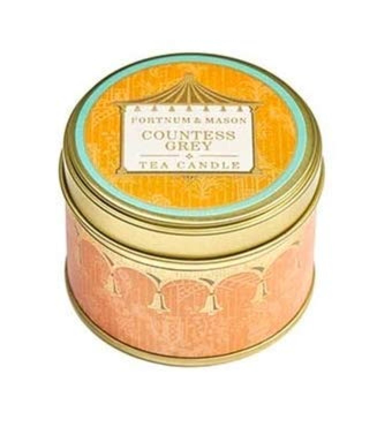 Fortnum et Mason Fortnum de Comtesse Gris Voyage Th Bougie bo te m tal 70 g