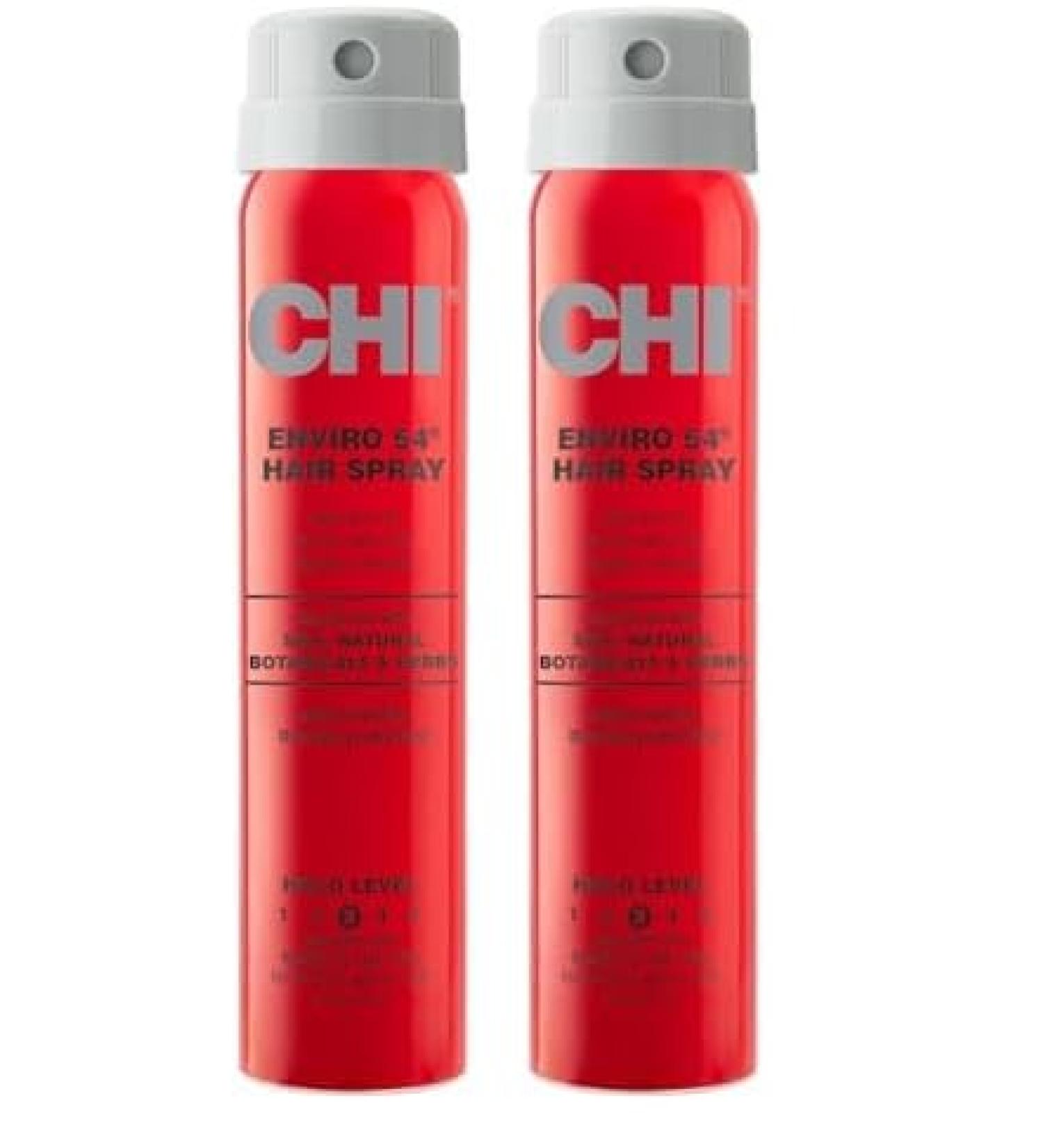 CHI Enviro 54 Hairspray | Natural Hold | 2.6oz (Pack of 2) 2.6 Ounce (Pack of 2) - Buy Online on GoSupps.com