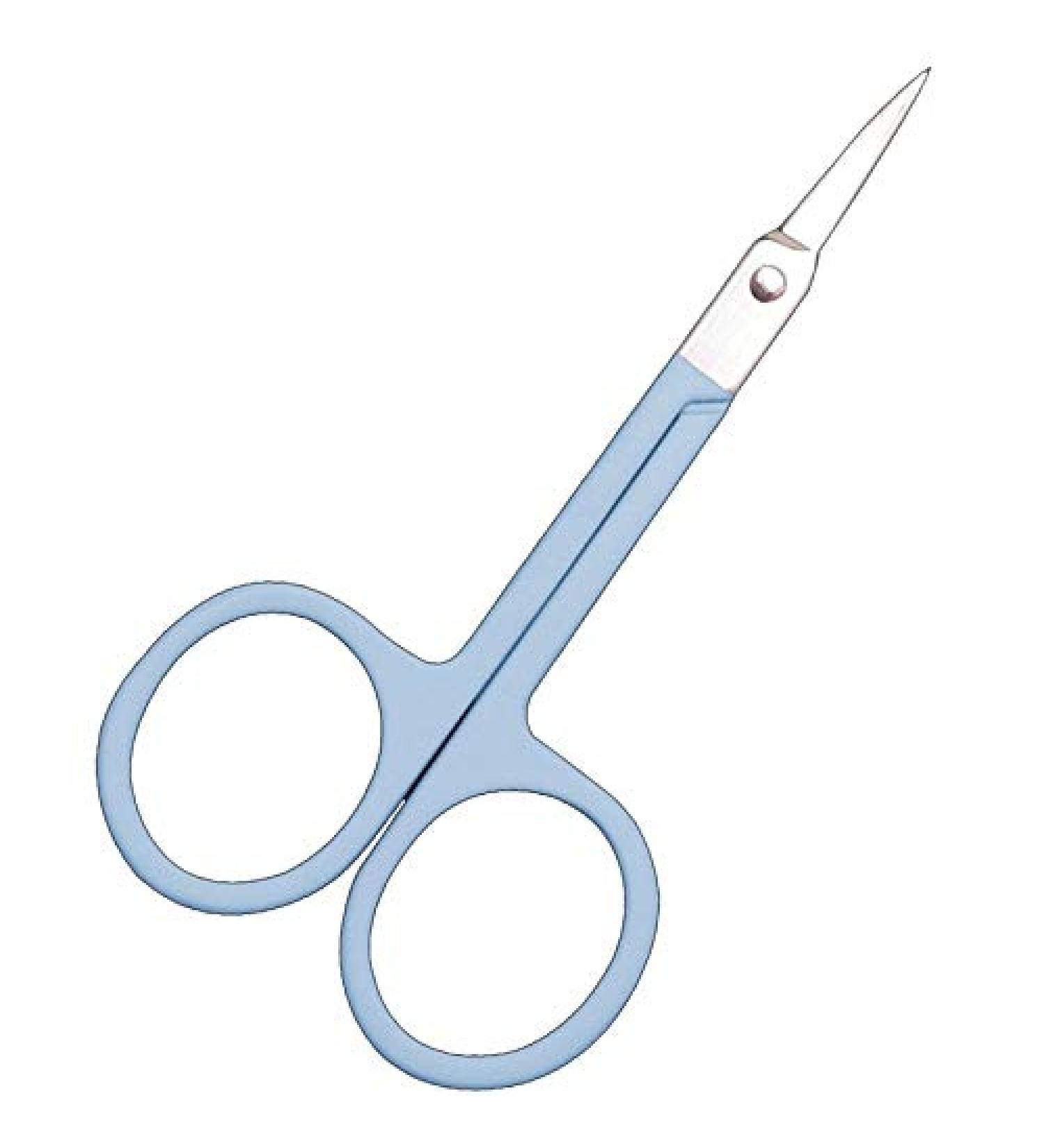 Craft Scissors Professional Scissor Manicure for Nails Eyebrow Nose Eyelash Cuticle Scissors Curved Pedicure Makeup Tool Scissors - Buy Online on GoSupps.com