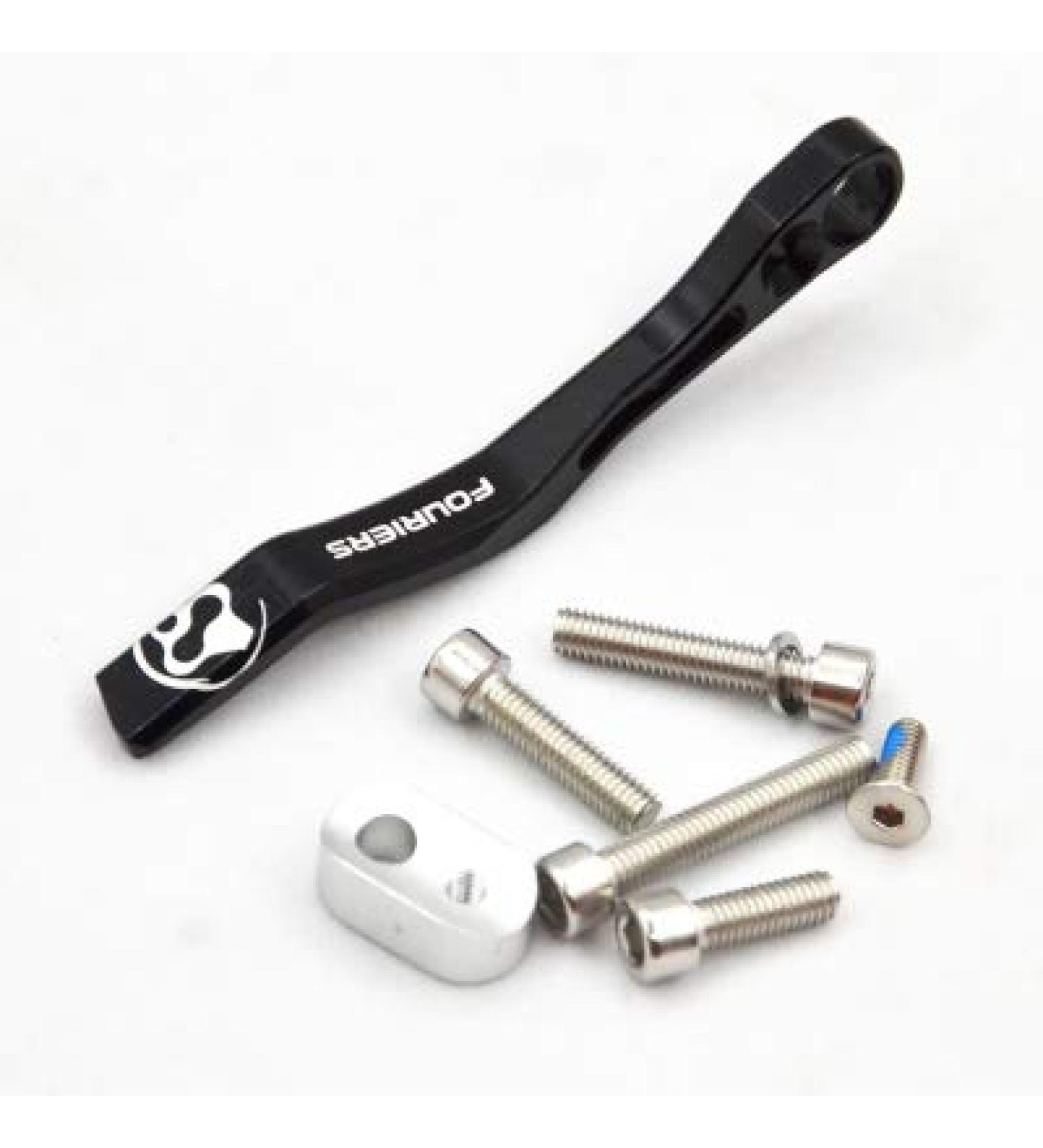 Fouriers Alloy Chain Catcher for Road Bike Racing - Black | Choose from Circle or Oval Ring, available in 39t, 53t, 34t, 50t - Buy Online on GoSupps.com