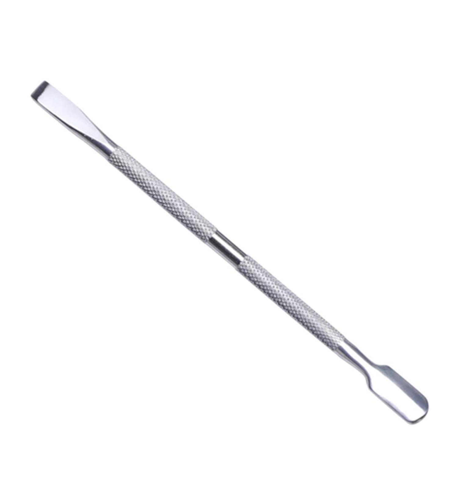 Nail Art Stainless Cuticle Pusher Cleaning Stirring Polish Spatulas Tone Rods Manicure Remover Makeup Tools 24