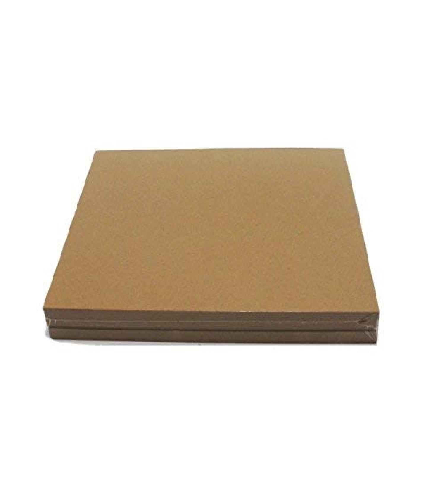 Brown Chipboard 100 Point Extra Thick | 12x12 Inches | 100 Caliper Heavy Cardboard | 2.54mm Thickness - Buy Online on GoSupps.com