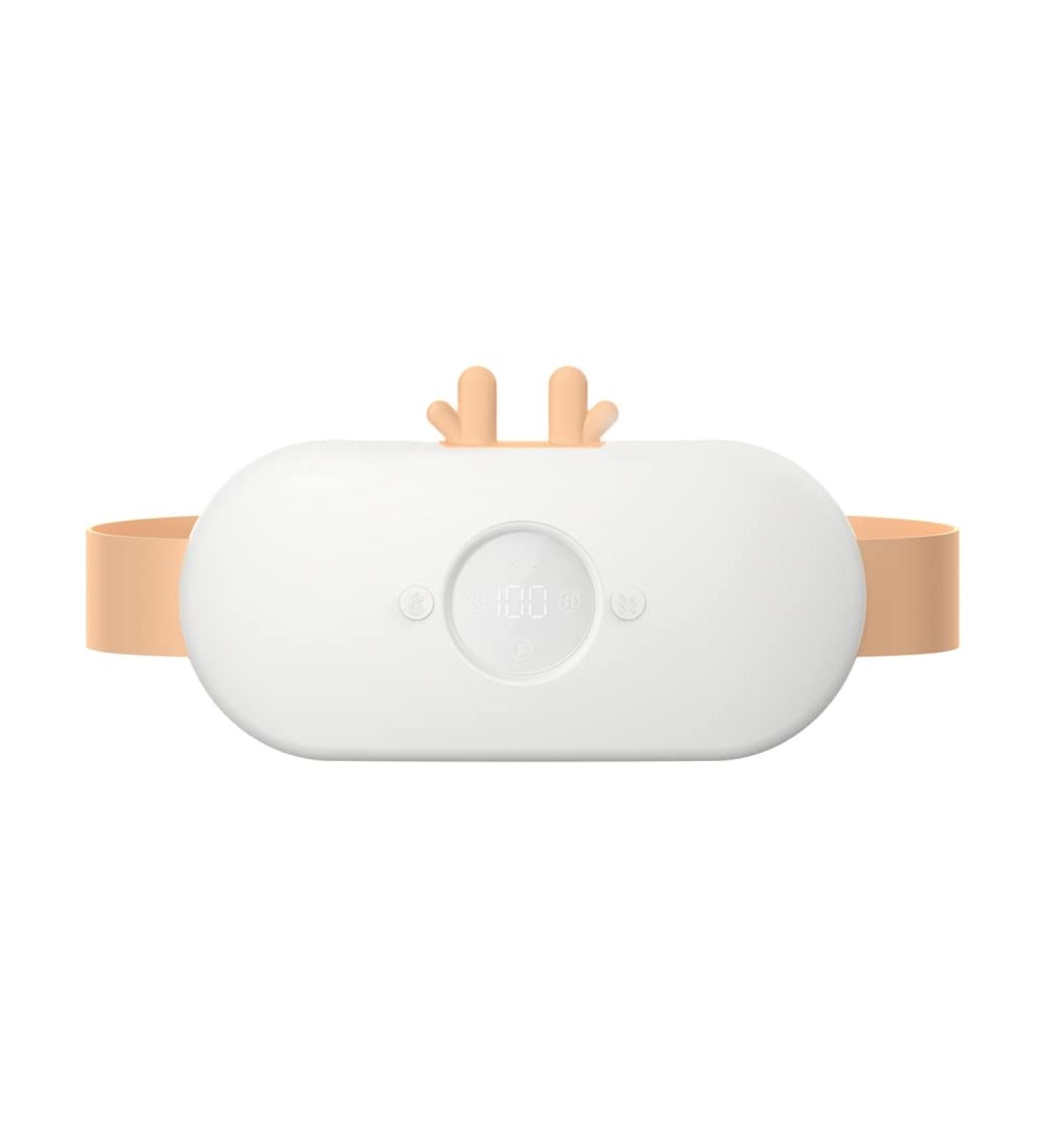 Dariokki Heating Belt for Pain Relief - Warm Uterus & Menstrual Comfort | Heated Massage Belt in White - Buy Online on GoSupps.com