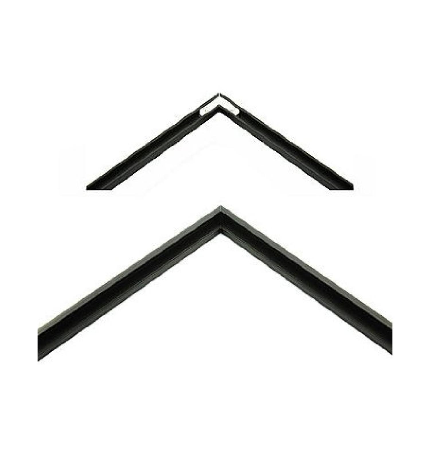 Nielsen Bainbridge Undici Profile 11 Do-It-Yourself Aluminum Metal Frame Section Kit w/ 2 Moulding Pieces Plus Hardware for Artwork, Photos and Posters, 32 Inch, Matte Black