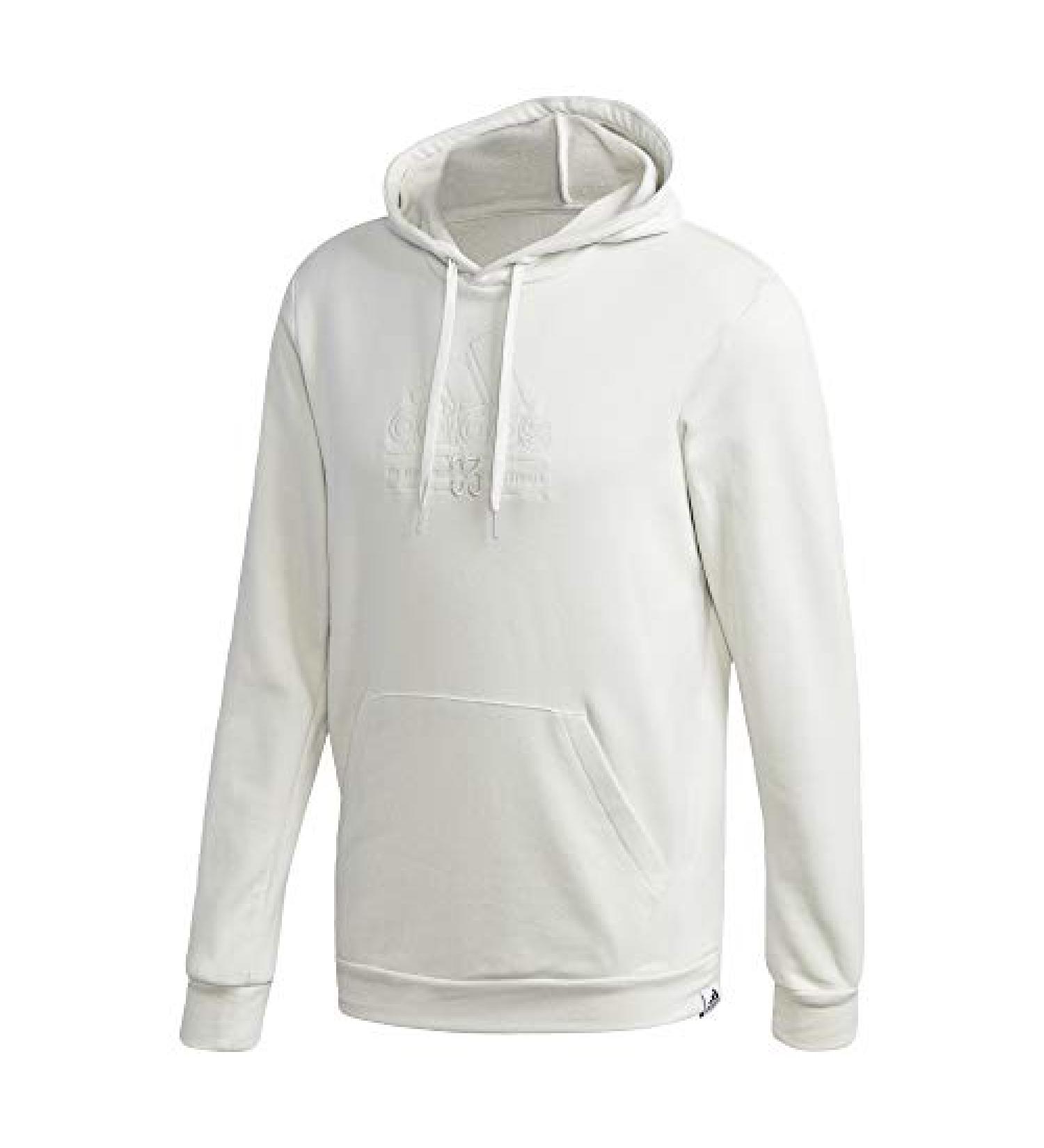 adidas Men's Brilliant Basics Hooded Sweater - X-Large Orbit Grey - Buy Online on GoSupps.com