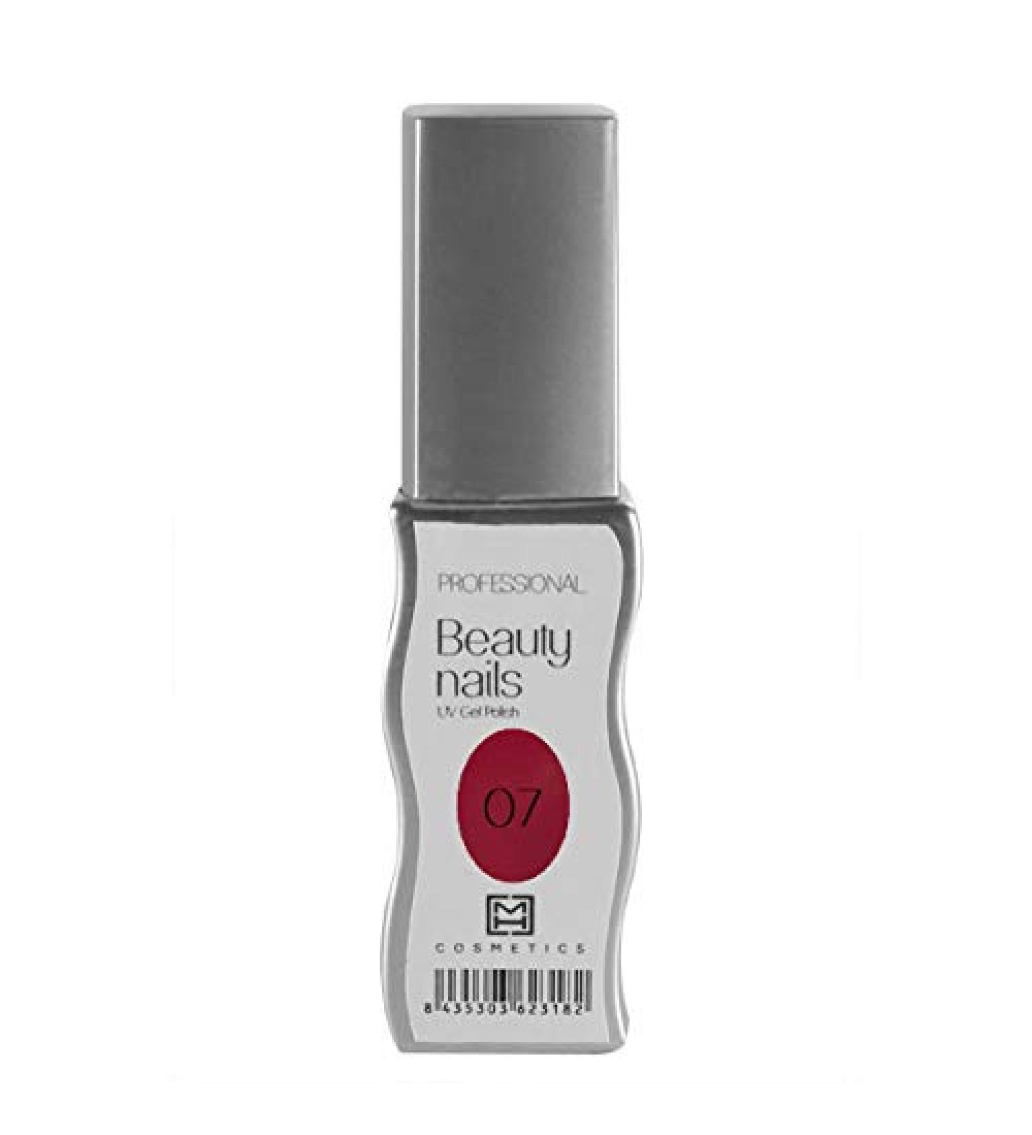 MH Cosmetics Gel Polish Semipermanent 007 Garnet Red 1 pack (1 x 10 ml)