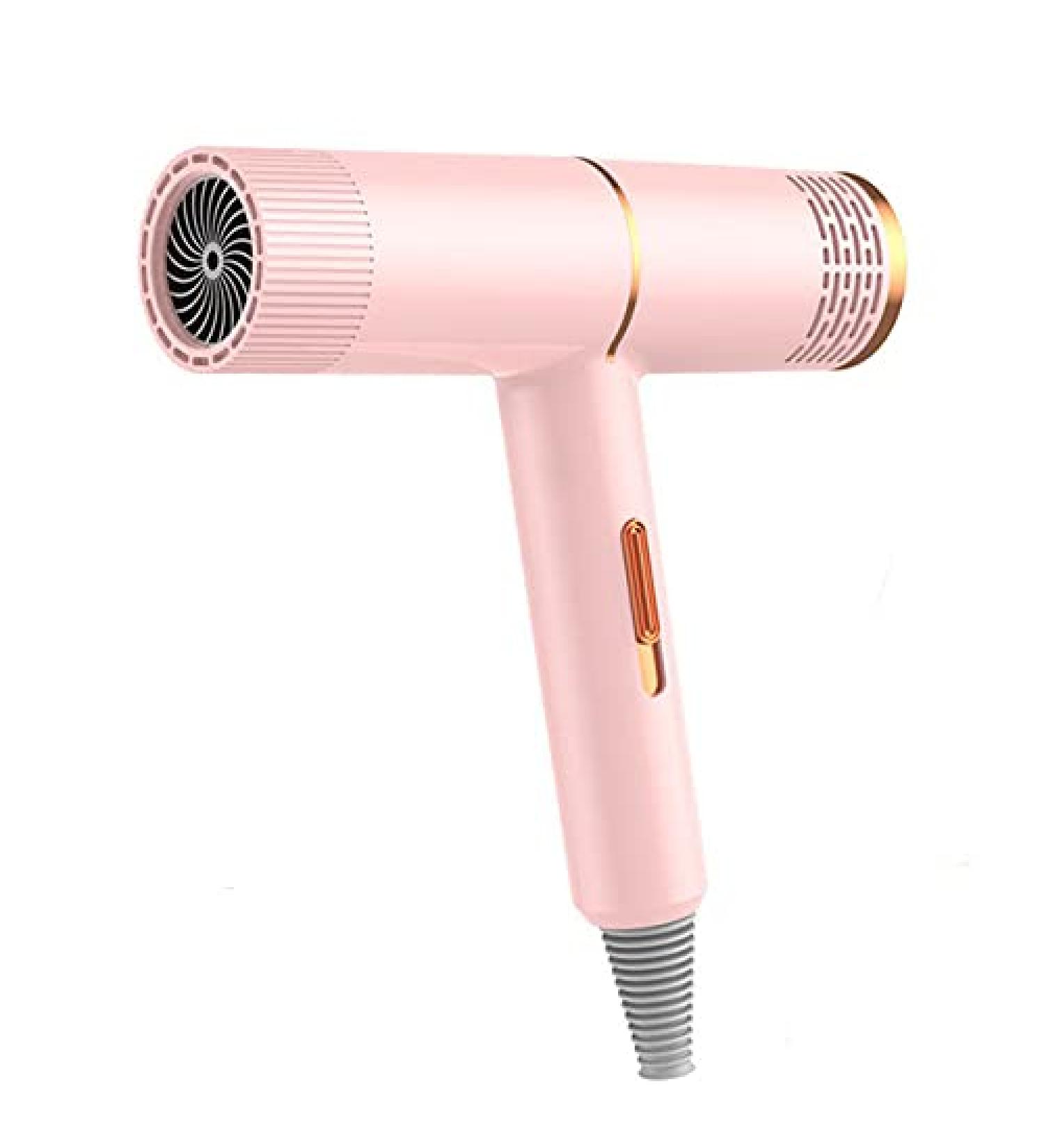 Professional Hair Dryer Infrared Negative Ionic Blow Dryer Hot&Cold Wind Salon Hair Styler Tool Hair Electric Blow Drier Blower (Type 1 Pink) - Buy Online on GoSupps.com