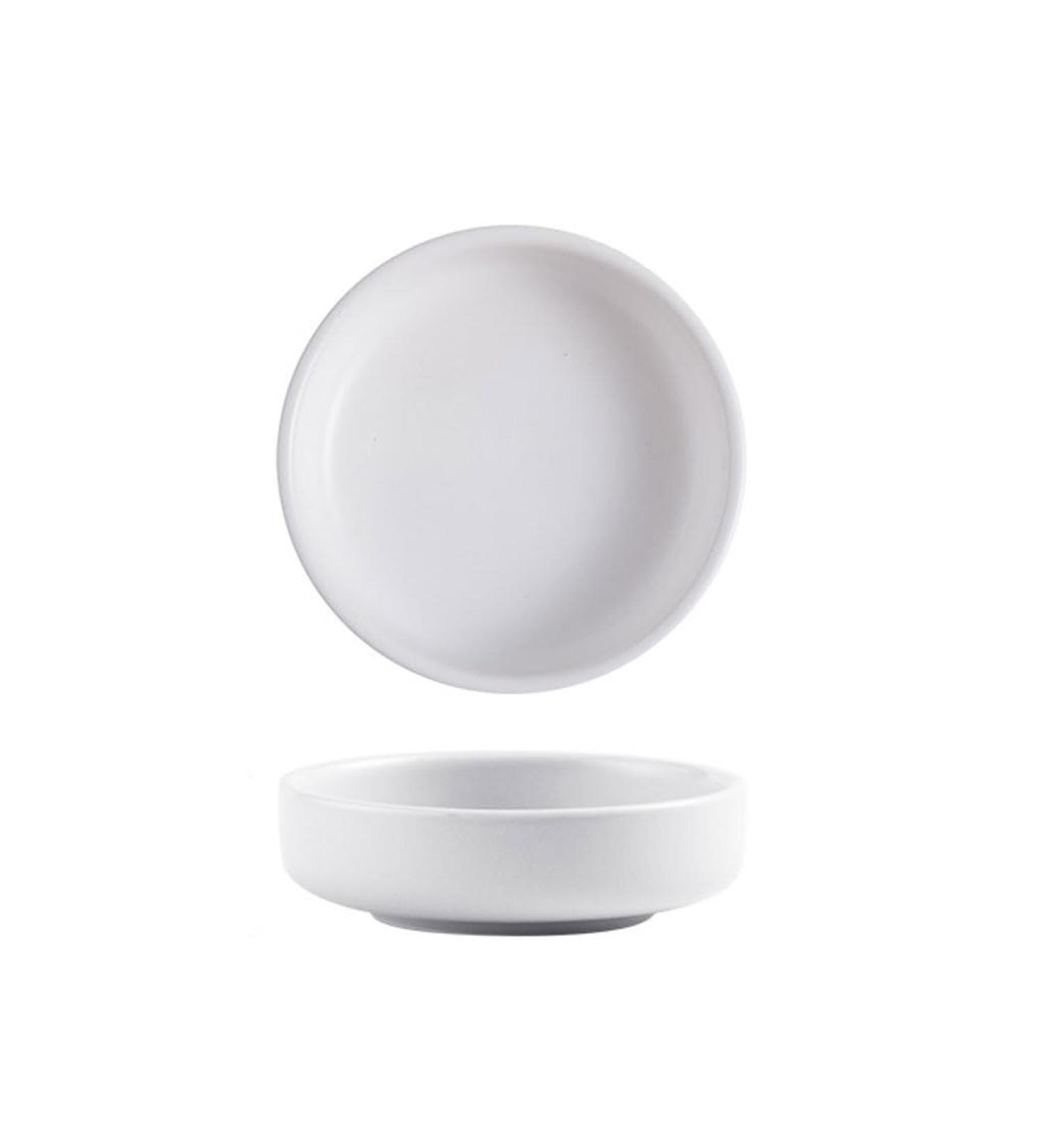 Fruit Bowl Snack Containers Round Plate Creative Ceramic Small Plate Soaking Plate Household Soy Sauce Plate Small Plate Vinegar Plate Soaking Plate Soy Sauce Breakfast Bowls (Color : C) (B) - Buy Online on GoSupps.com