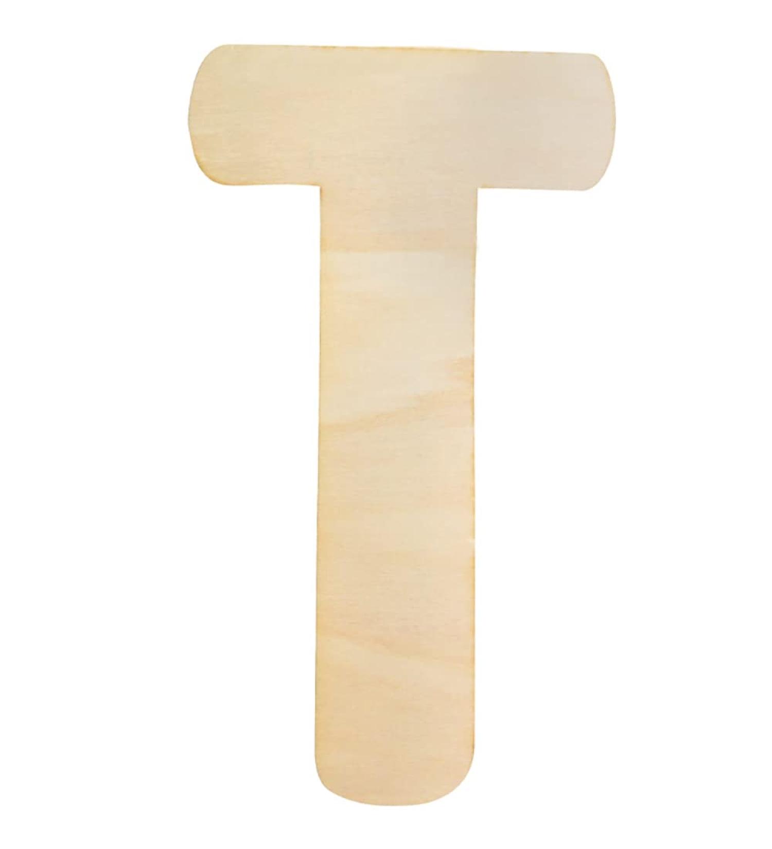30cm Large Wooden Letter for Crafts & Children's Names - Capital Alphabet, 5mm Thick Unfinished MDF Wood Slice for Nursery Wall Art & Home Decor - Buy Online on GoSupps.com