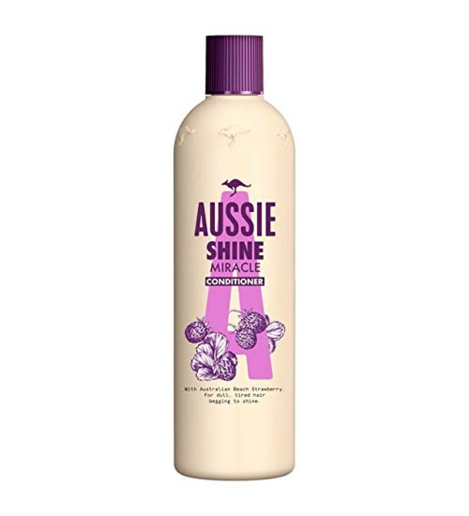 Aussie Miracle Shine Conditioner for dull hair begging for shine 400 ml