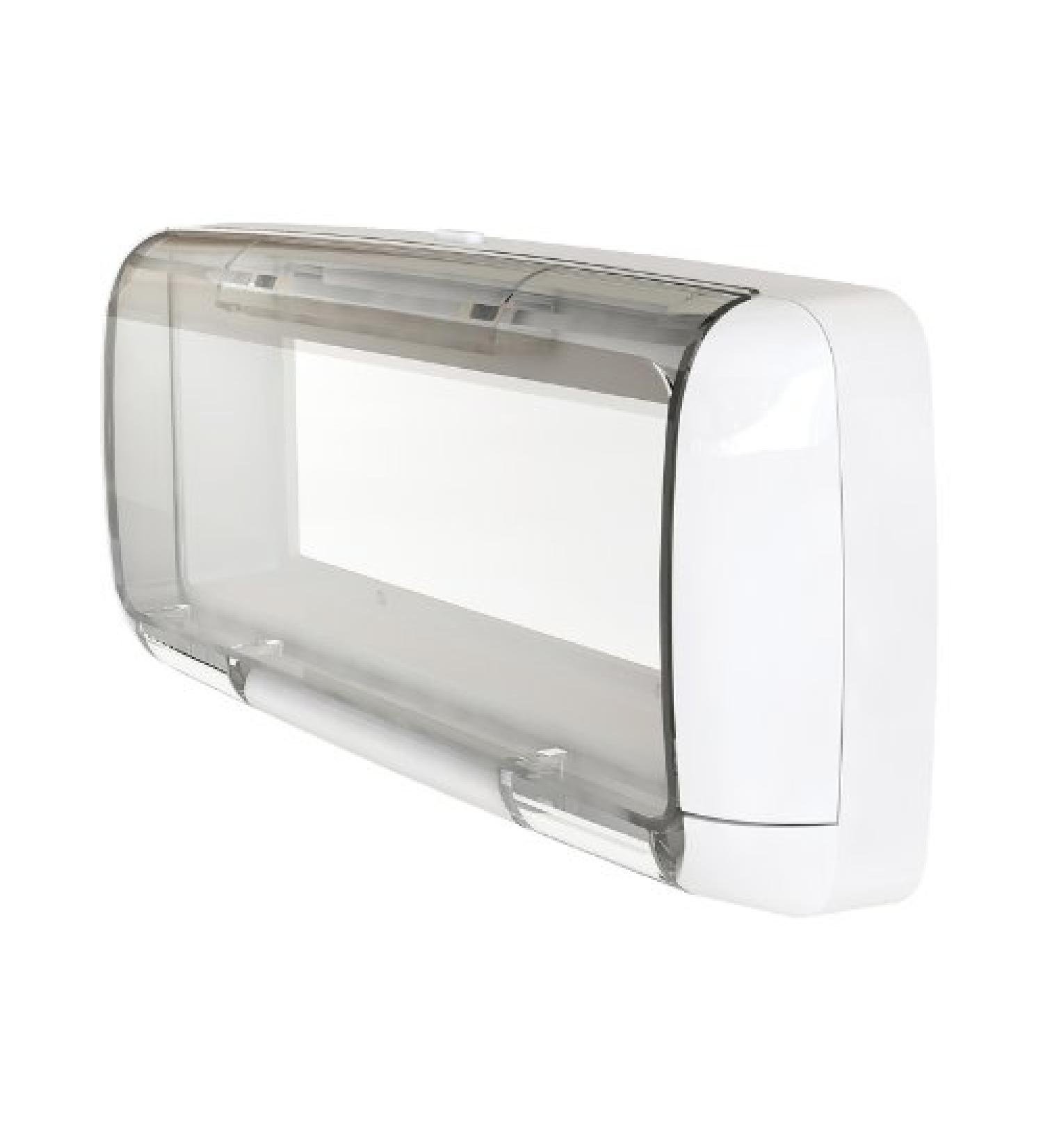 Dual Electronics SG3 Marine Radio Housing Unit - Waterproof Splashguard, Single DIN, Transparent White design - Buy Online on GoSupps.com