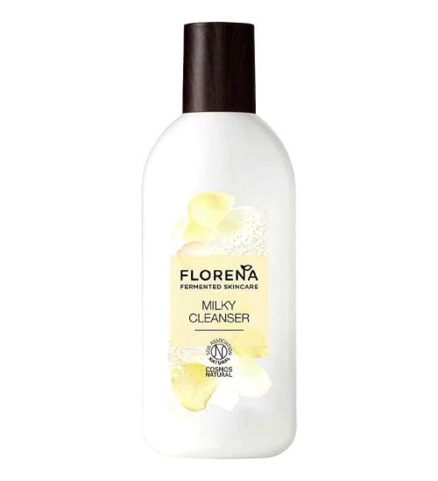 Florena Fermented Skincare Milky Cleanser | Fermented Skincare with Gentle Cleansing Formula | Natural Ingredients for Daily Skincare Routine 200ml Bottle - Buy Online on GoSupps.com