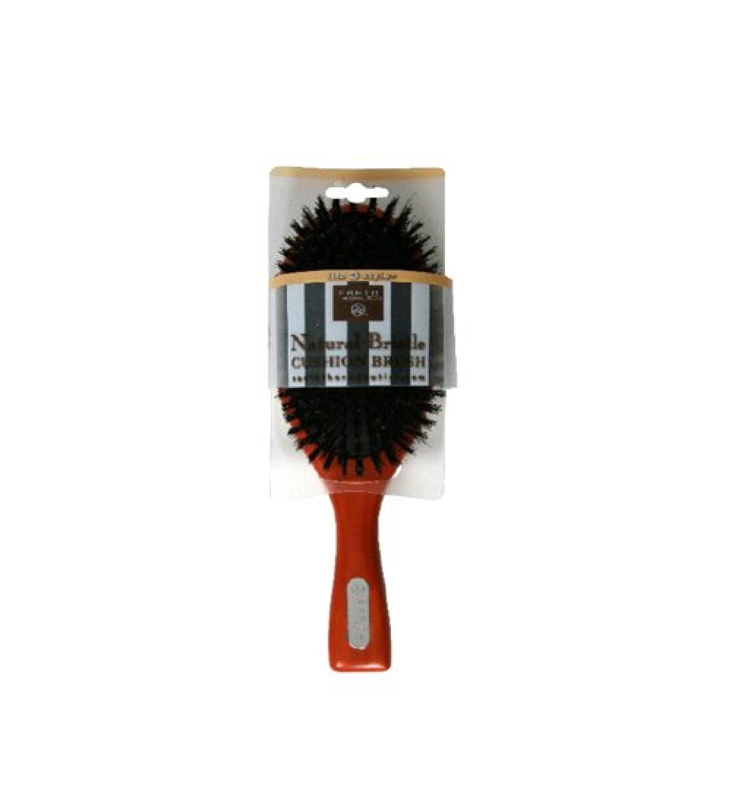 Earth Therapeutics Life + Style Natural Bristle Cushion Brush, 1 Brush