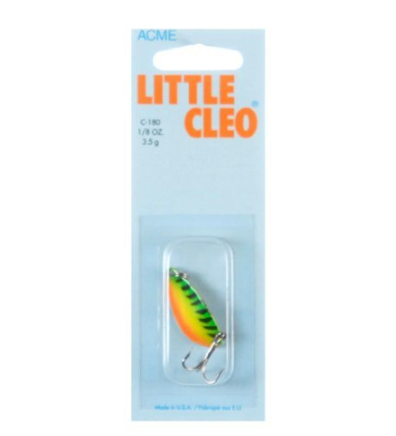 Acme Little Cleo 1/8 oz Fire Tiger Fishing Terminal Tackle - Buy Online on GoSupps.com
