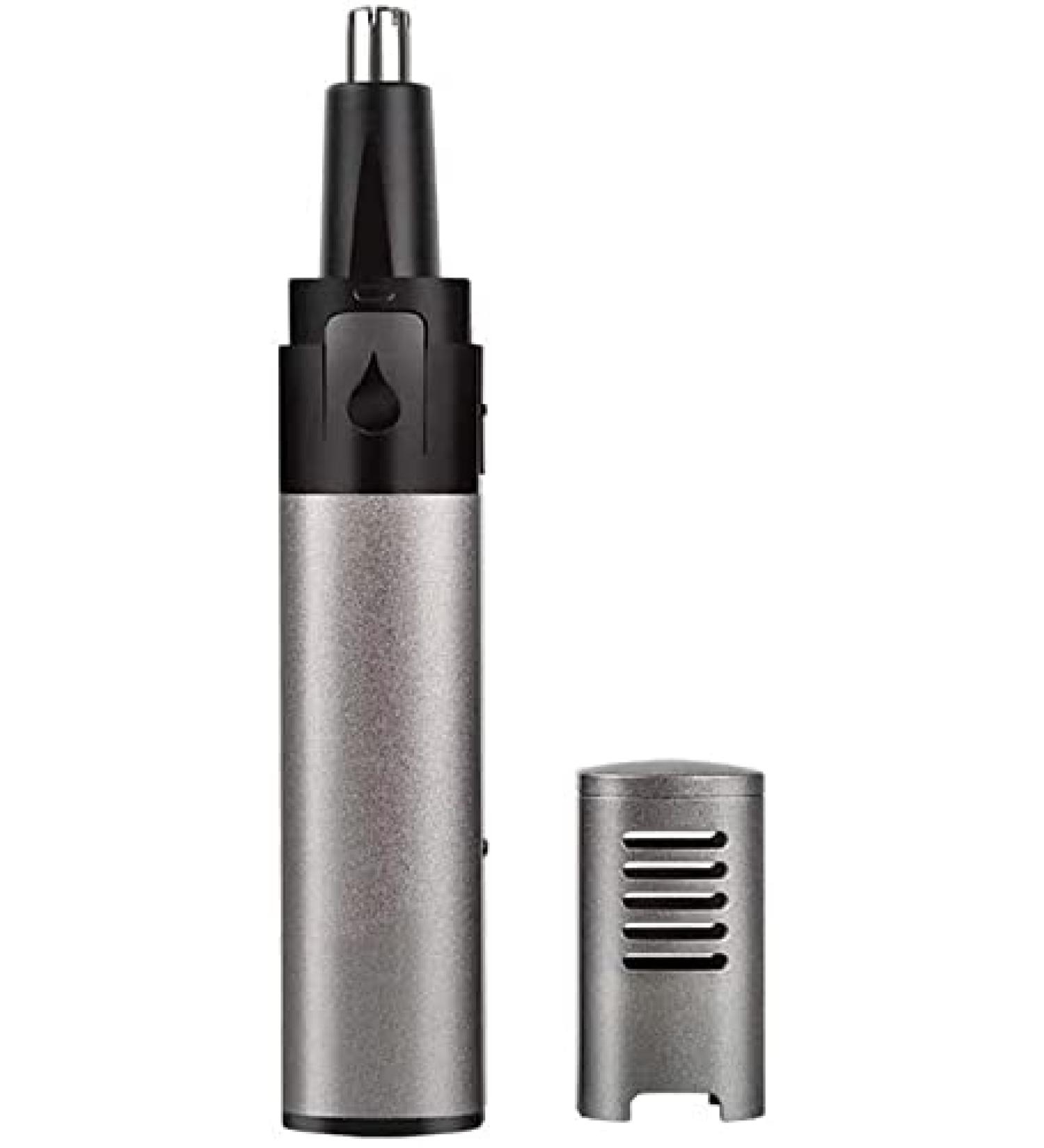 KouRy Ear and Nose Hair Trimmer - Professional Painless Electric Hair Remover for Men & Women - Dual-Edge Stainless Steel Blades - Buy Online on GoSupps.com