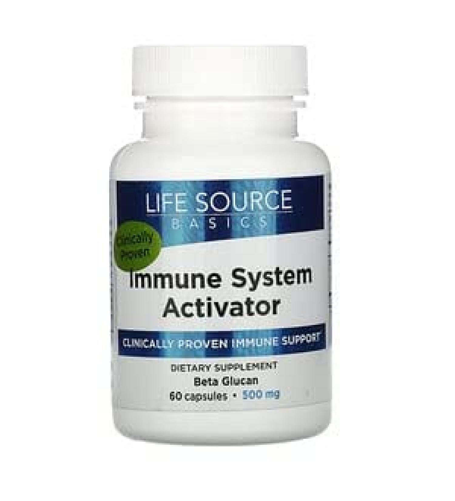 Life Source Basics WGP Beta Glucan 500mg - Immune System Support - 60 Capsules - Buy Online on GoSupps.com