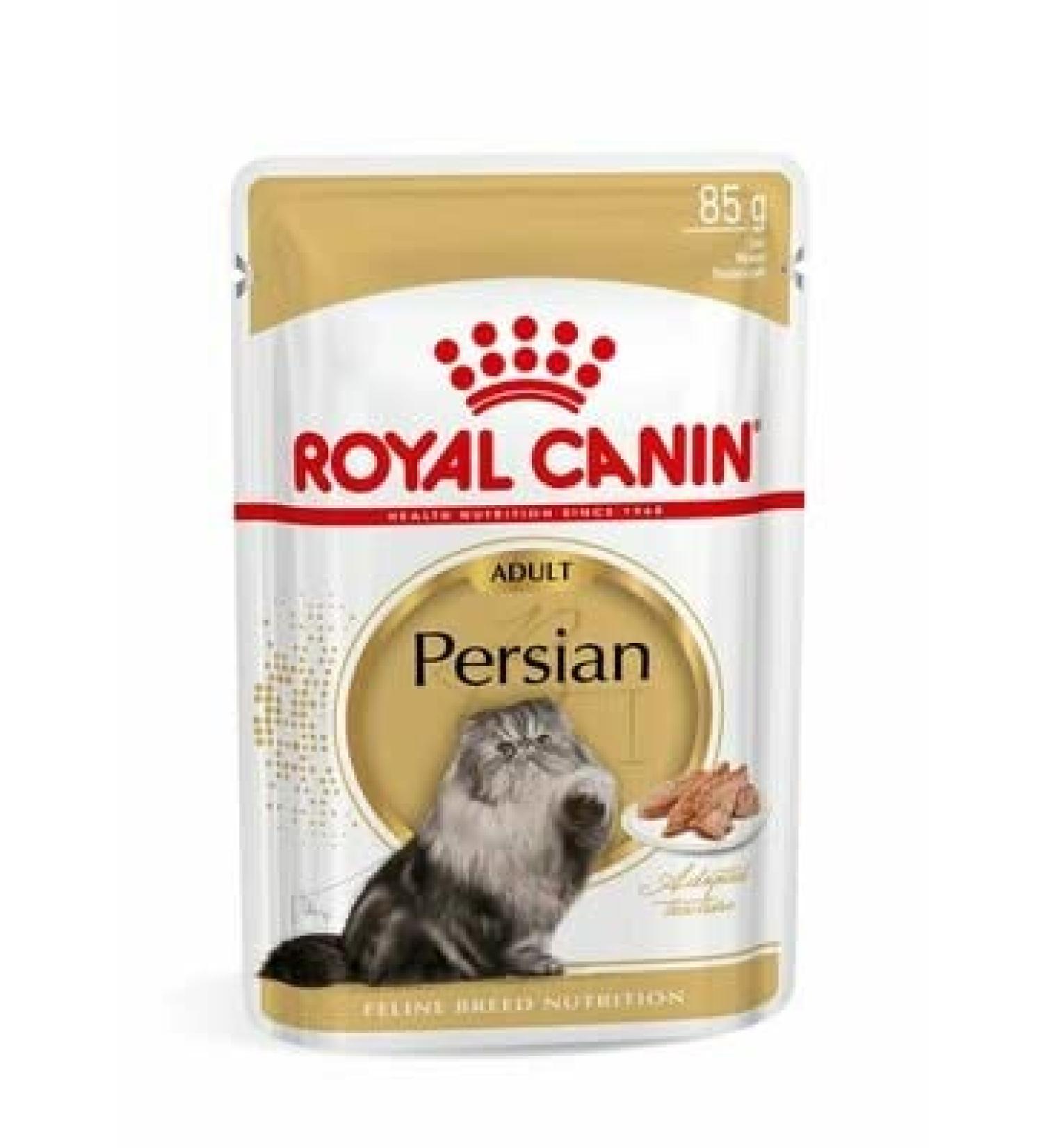 Royal Canin Persian Adult in Gravy Wet Cat Food 85g (48 Pack) - Buy Online on GoSupps.com