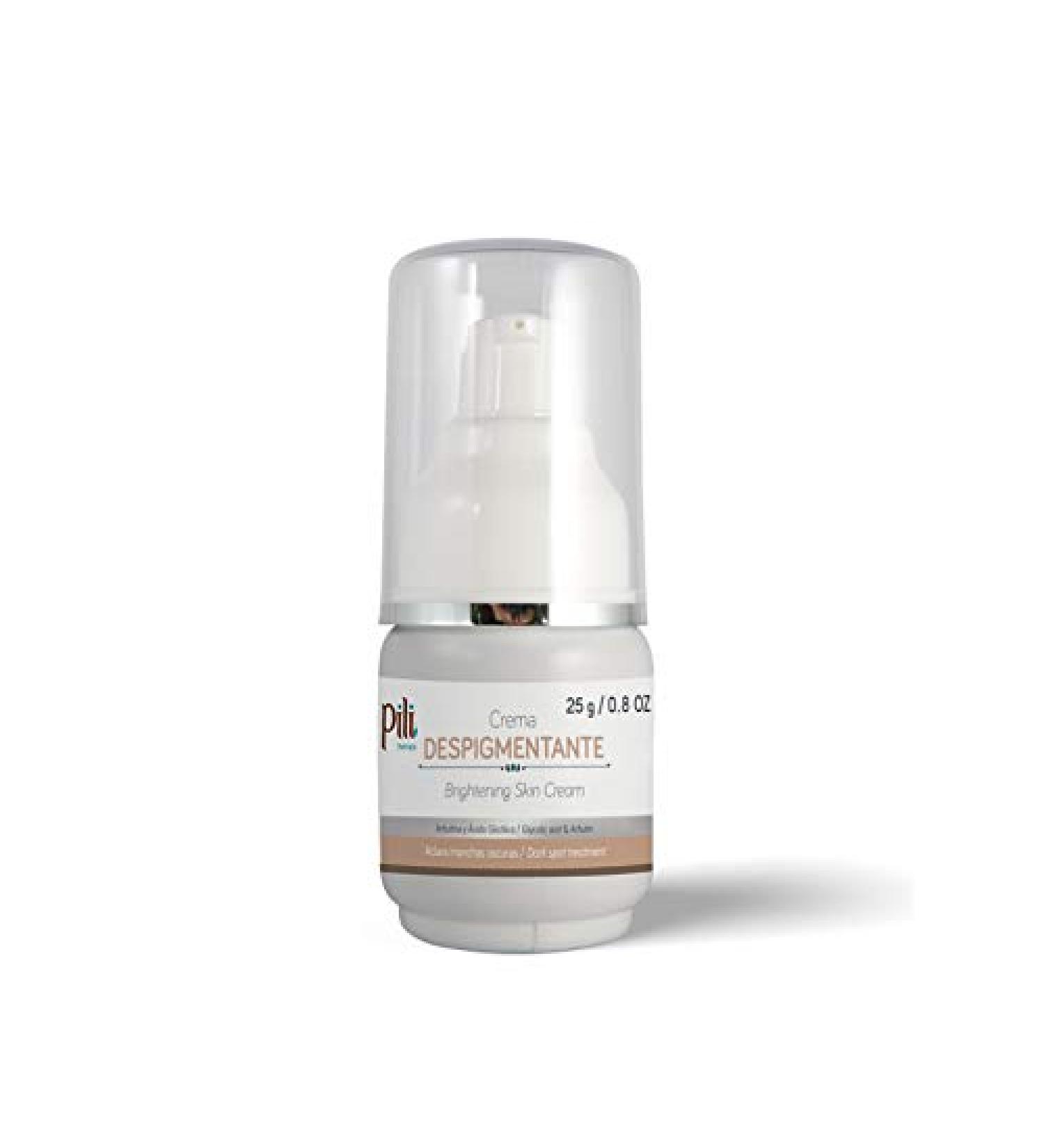 Pili Brightening Skin Cream with Arbutin & Glycolic Acid | Dark Spot Treatment for Face & Body | Restore Even Skin Tone Brighten Complexion | 0.8 oz (25g - Buy Online on GoSupps.com
