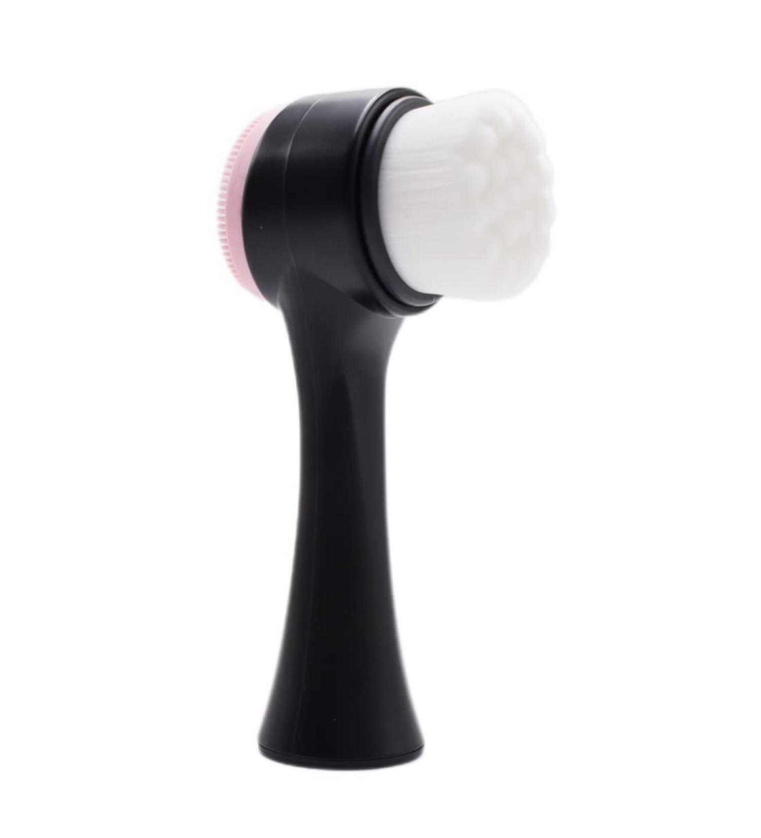 Manual Face Brush Silicone Face Scrubber 2 in 1 Face Cleansing Brush for Cleaning Exfoliating Face Brush Face Scrubber Facial Cleansing Brush Silicone Wash Brush - Buy Online on GoSupps.com