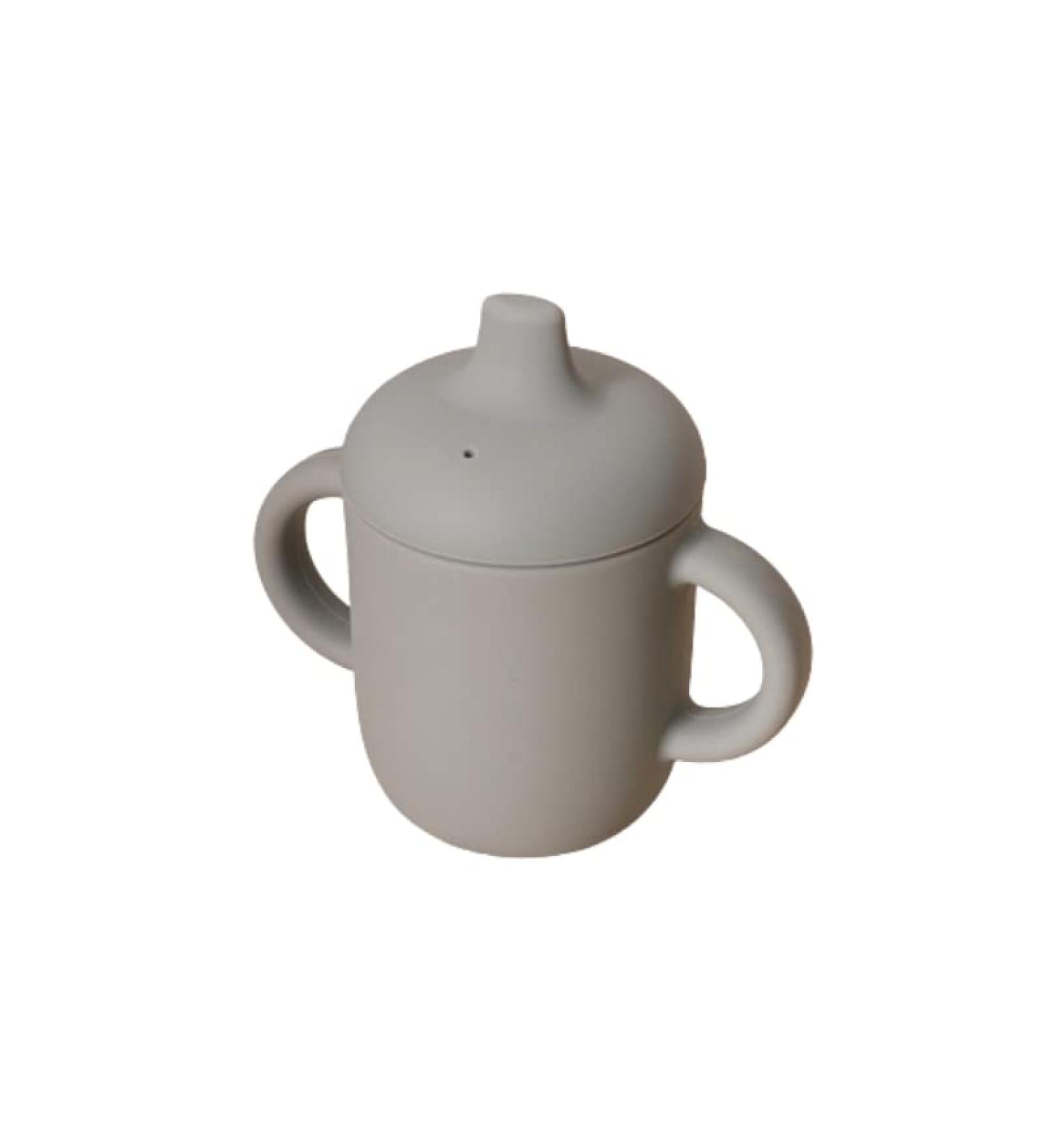 Moguda Silicone Sippy Cup Training for Baby | Spill Proof Soft Spout Lid | Easy Grip Handles | Unbreakable Design | 5oz Capacity | Ideal for 6-12 months | Silikong Non-Slip No-Spill Drinking Solution - Buy Online on GoSupps.com