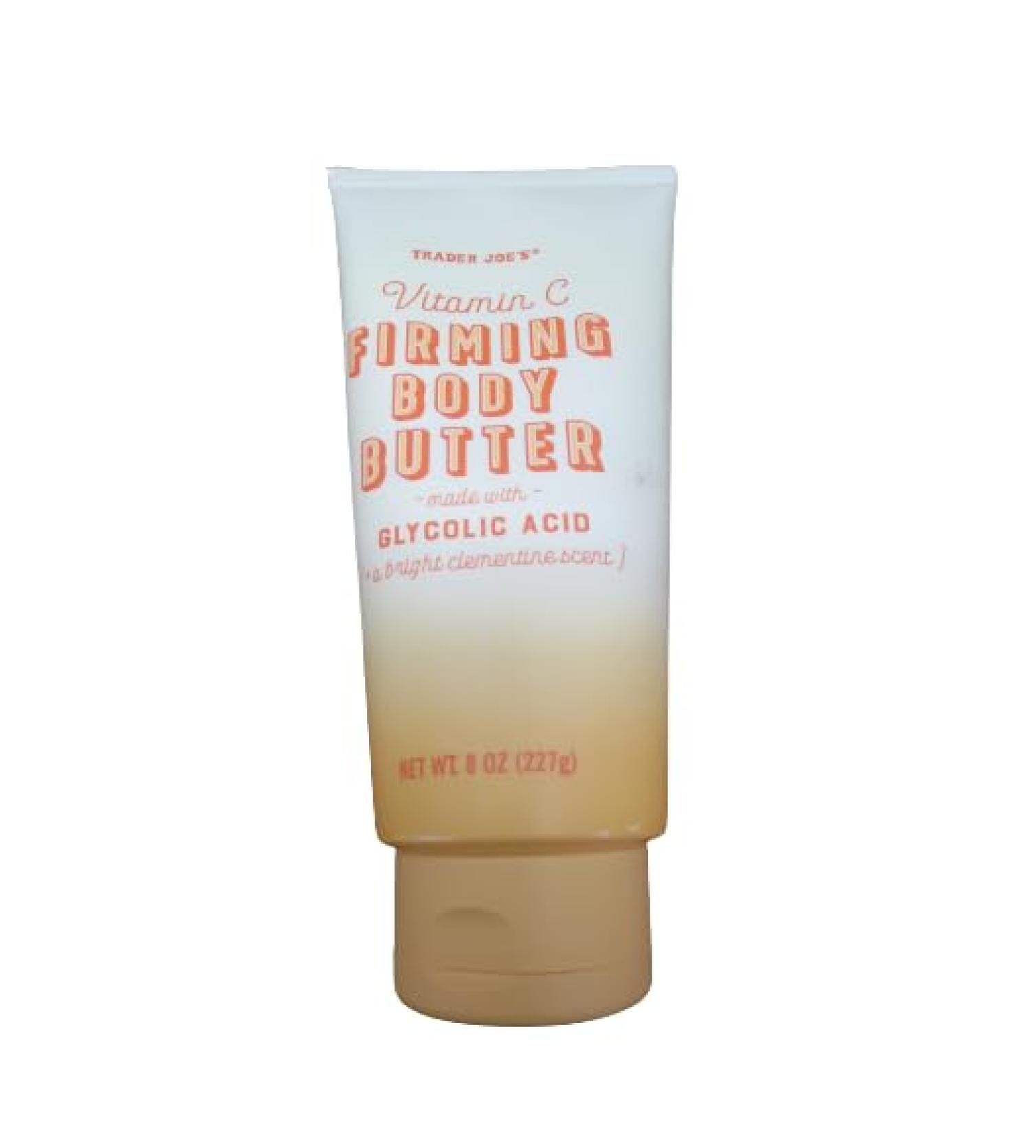 Trader Joe s Vitamin C Firming Body Butter mad with Glycolic Acid 8 oz /227 g each