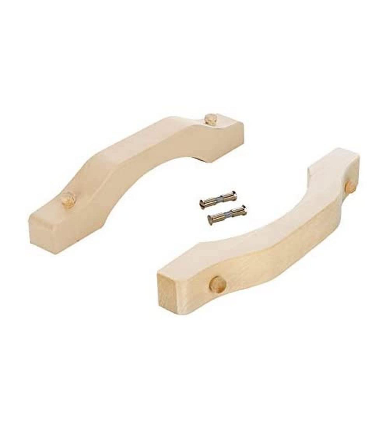 eliga door handle set curved shape for glass doors