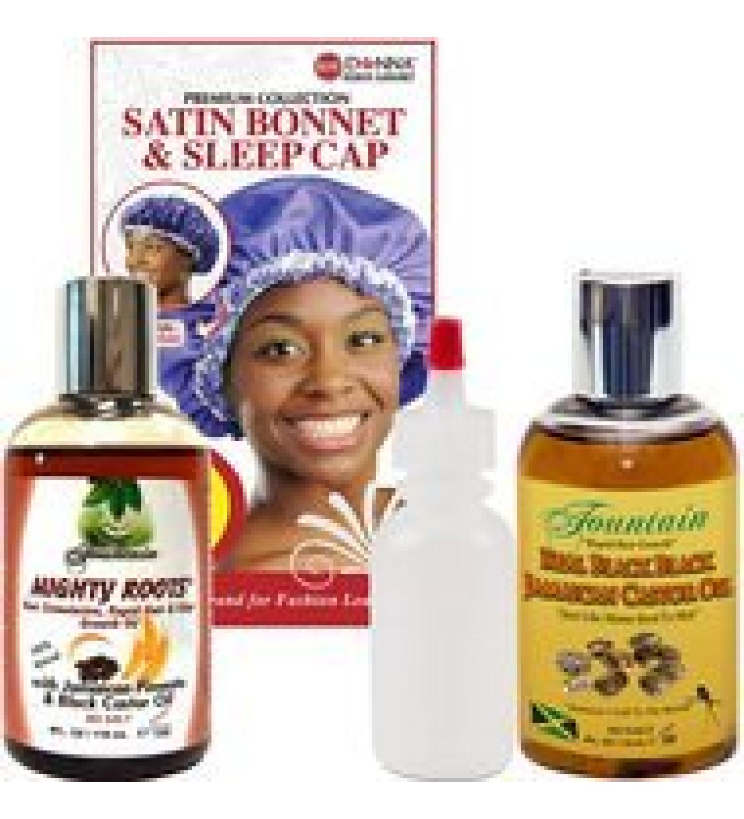 Fountain Mighty Roots Moisturizing Kit For Edge Growth 8 Ounces