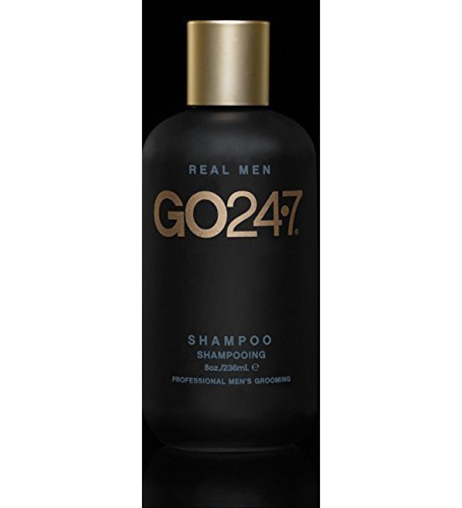 GO247 Real Men Shampoo 8 Fluid Ounce by On The Go